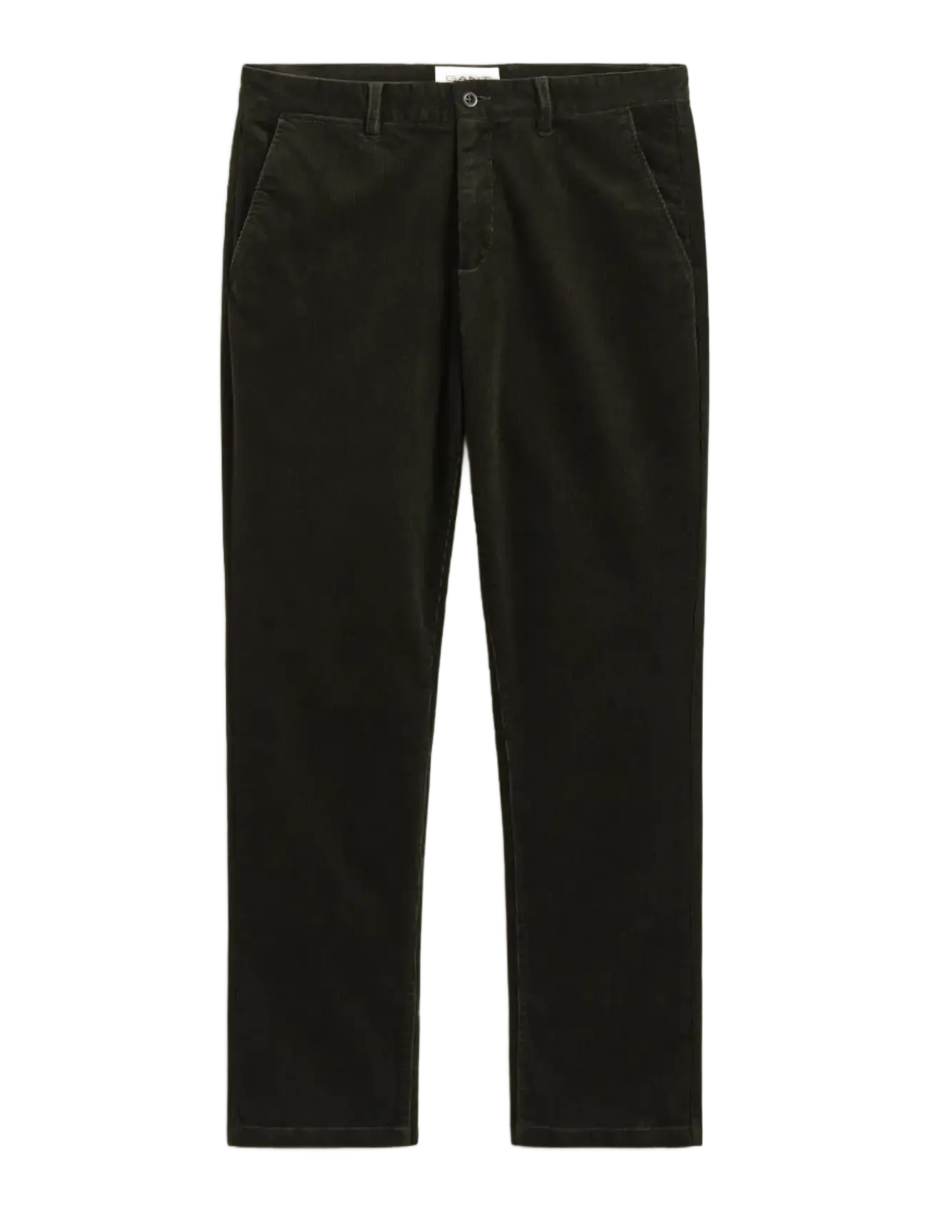 Gant - REGULAR CORD CHINOS - chino-püksid - dark moss green - 1