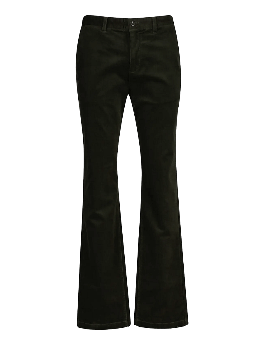 Gant - REGULAR CORD CHINOS - chinos - dark moss green - 0