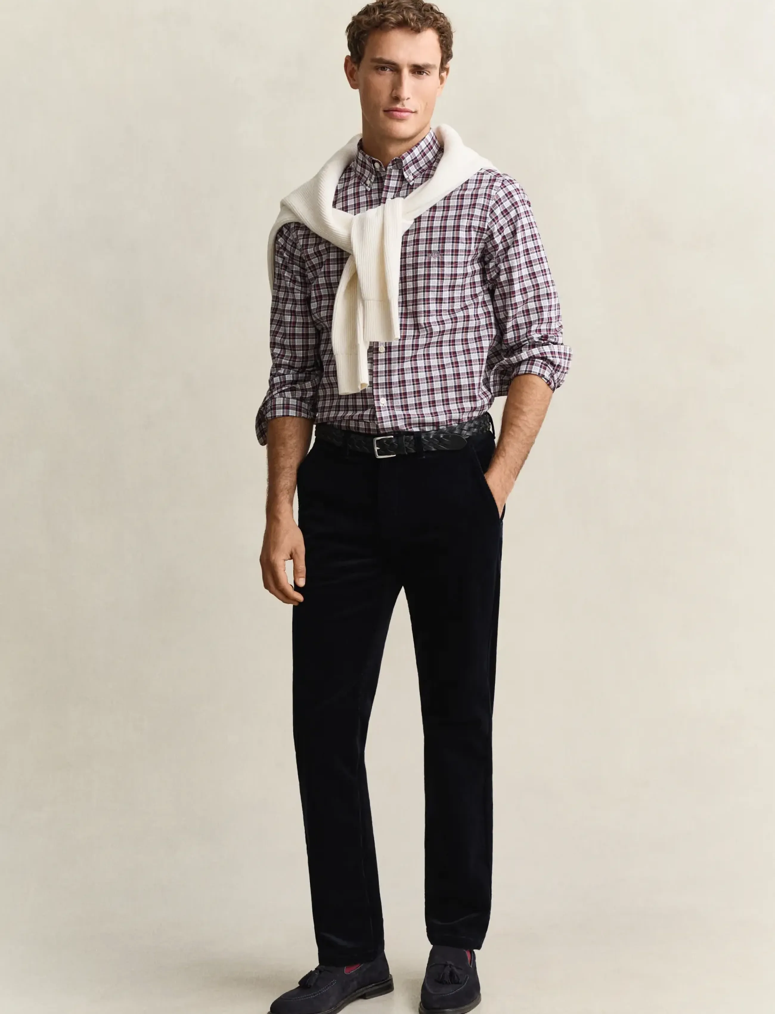 Gant - REGULAR CORD CHINOS - chinos - evening blue - 3
