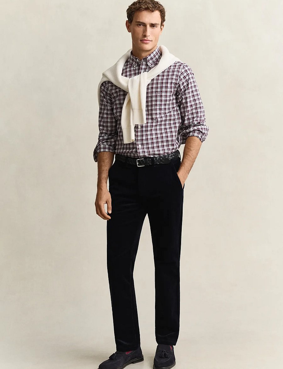 Gant - REGULAR CORD CHINOS - chinos - evening blue - 3