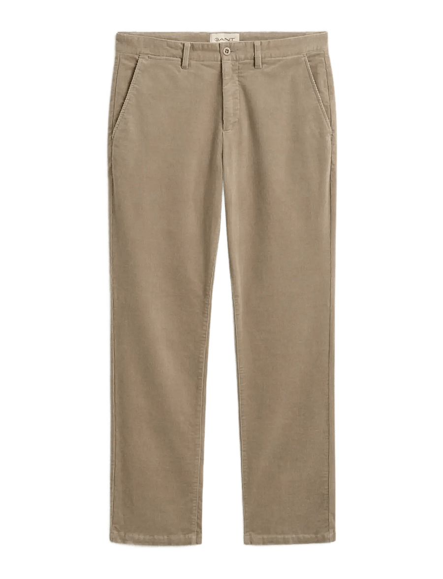 Gant - REGULAR CORD CHINOS - chinos - mist taupe - 1
