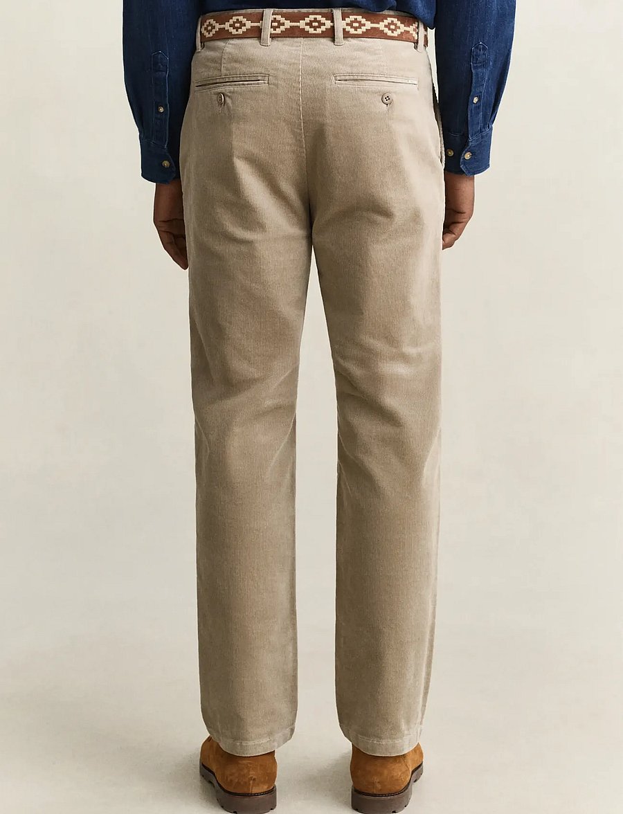 Gant - REGULAR CORD CHINOS - chinos - mist taupe - 2