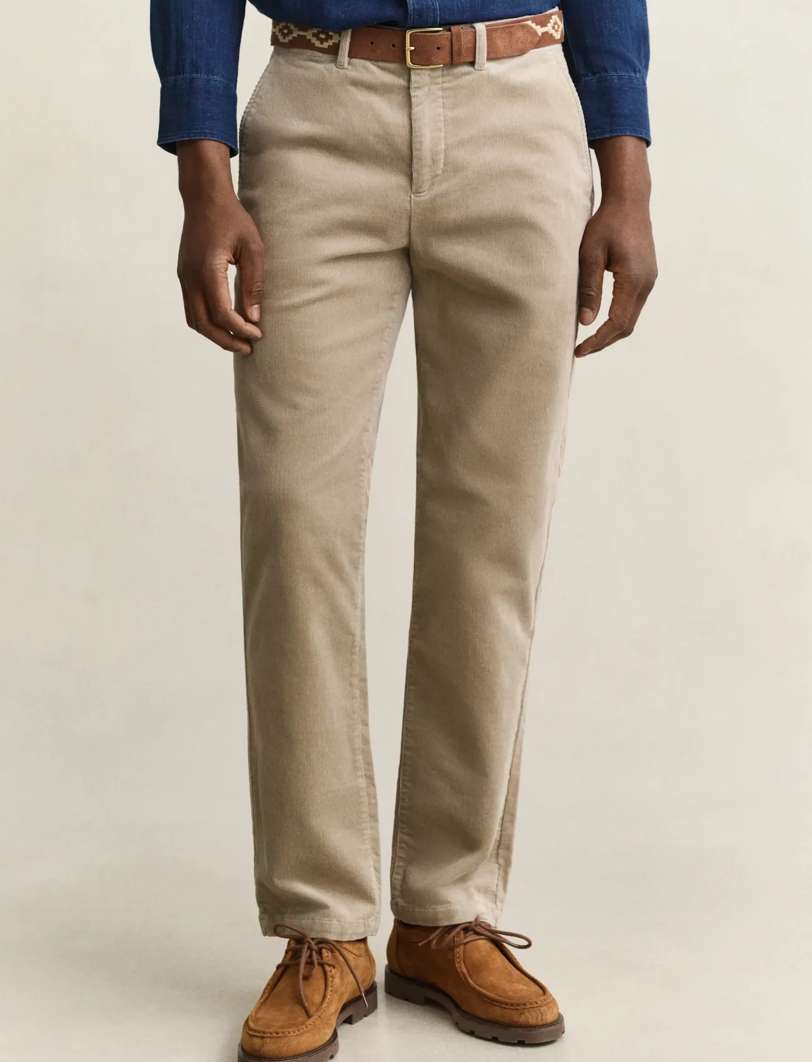 Gant - REGULAR CORD CHINOS - chinos - mist taupe - 5