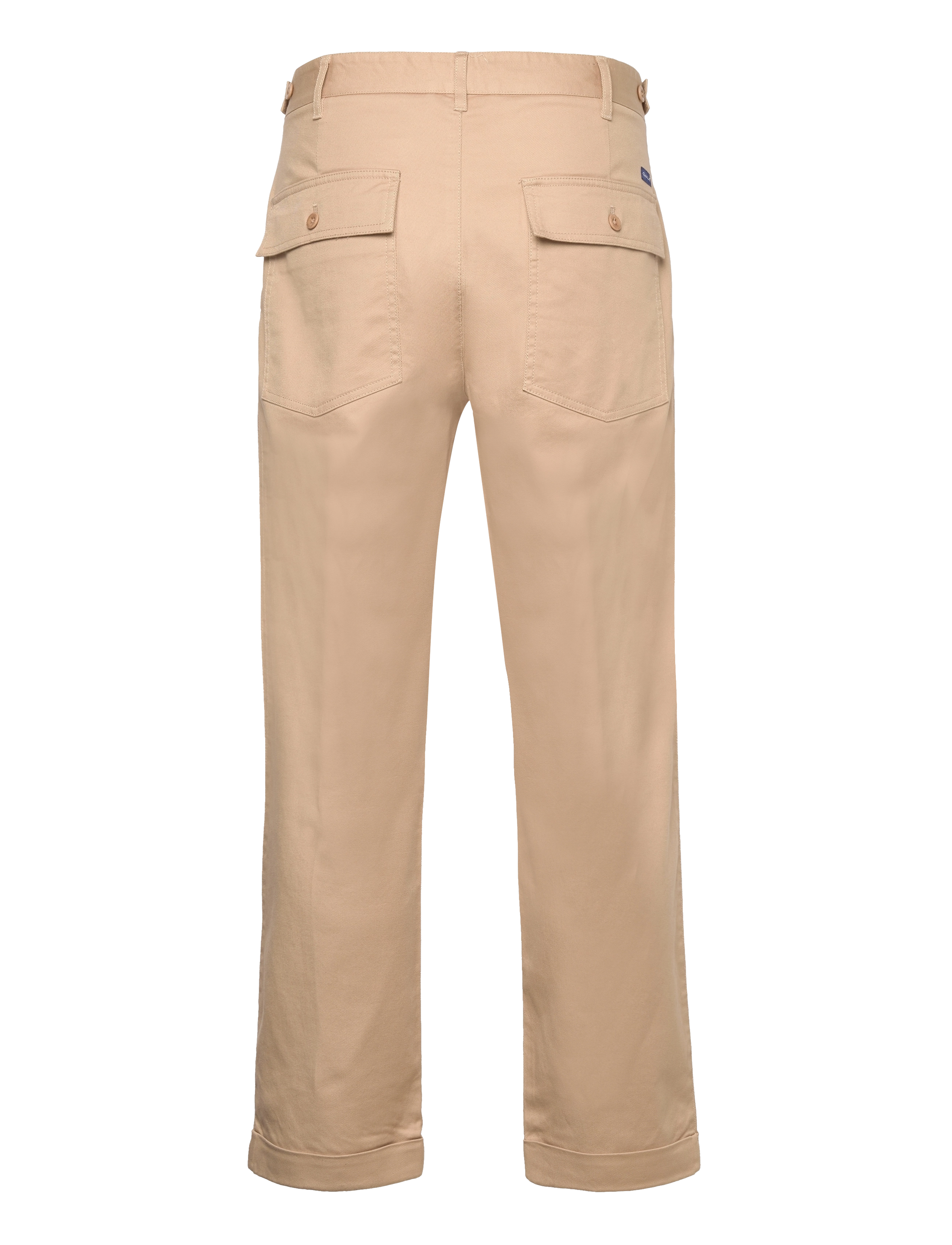 GANT - D2. TAPERED COTTON CHINOS - dark khaki - 1