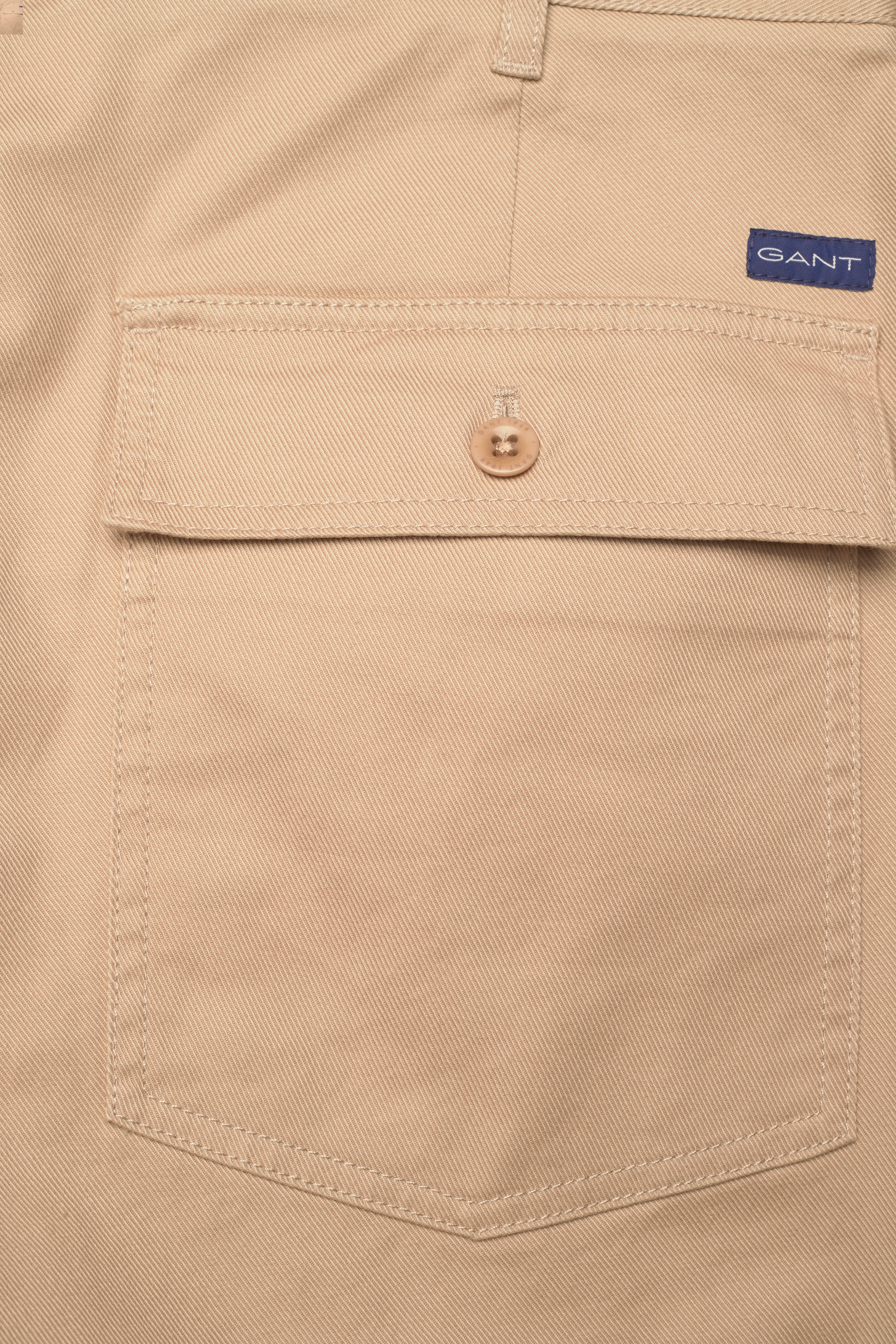 GANT - D2. TAPERED COTTON CHINOS - dark khaki - 4