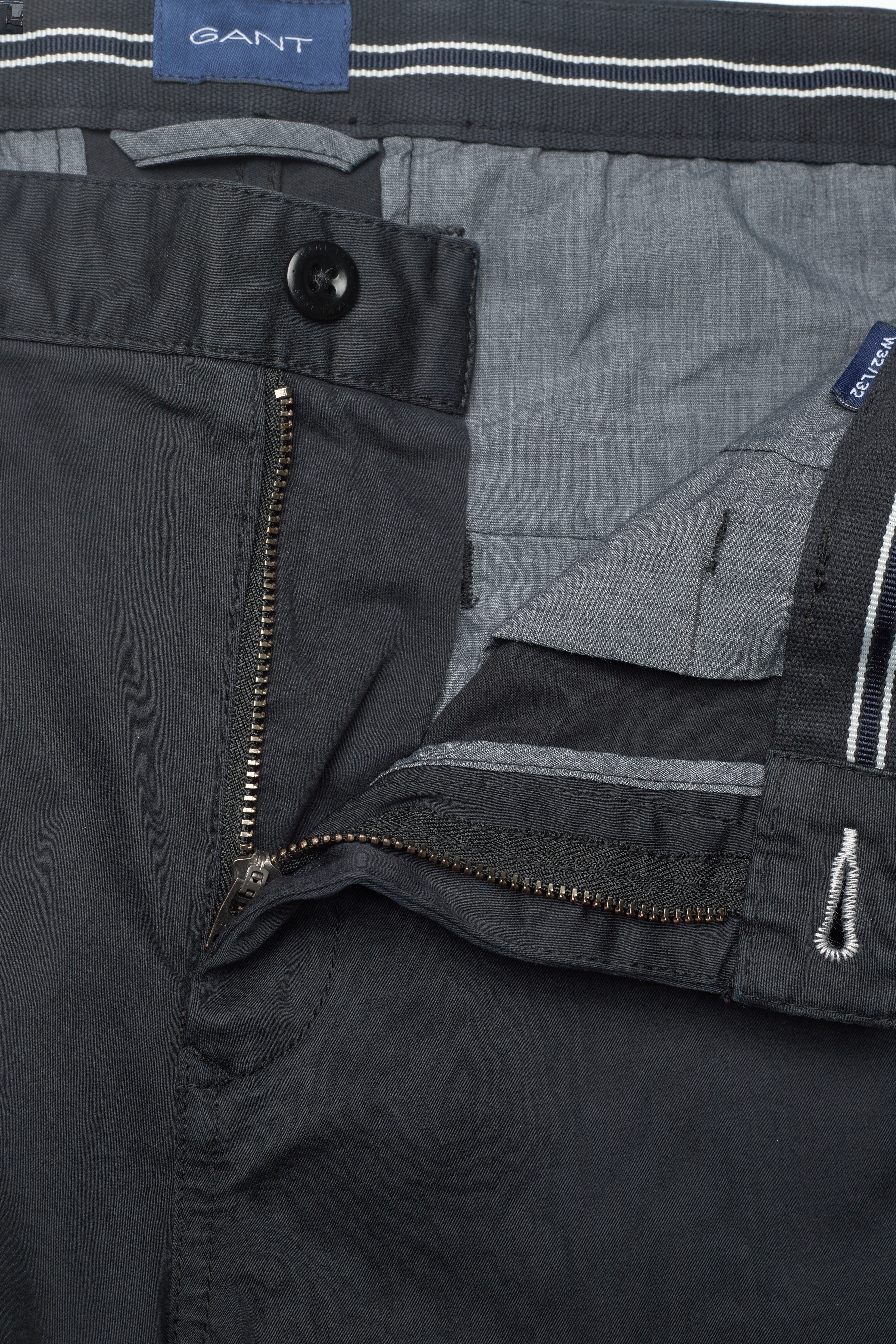 GANT - D1. MOLSEY BRUSHED CHINOS - black - 3