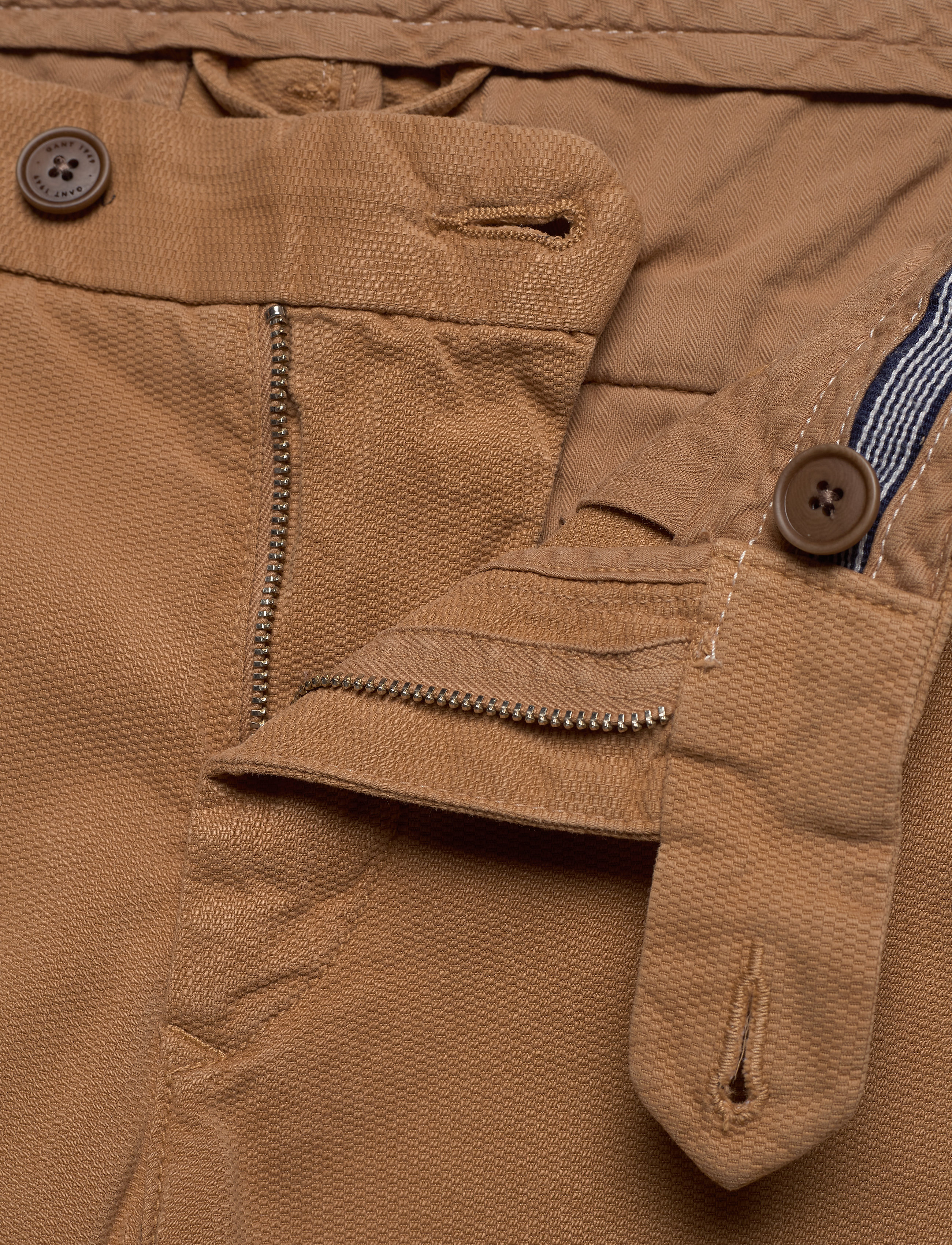 GANT - D1. SLIM STRUCTURE CHINO - clay - 3