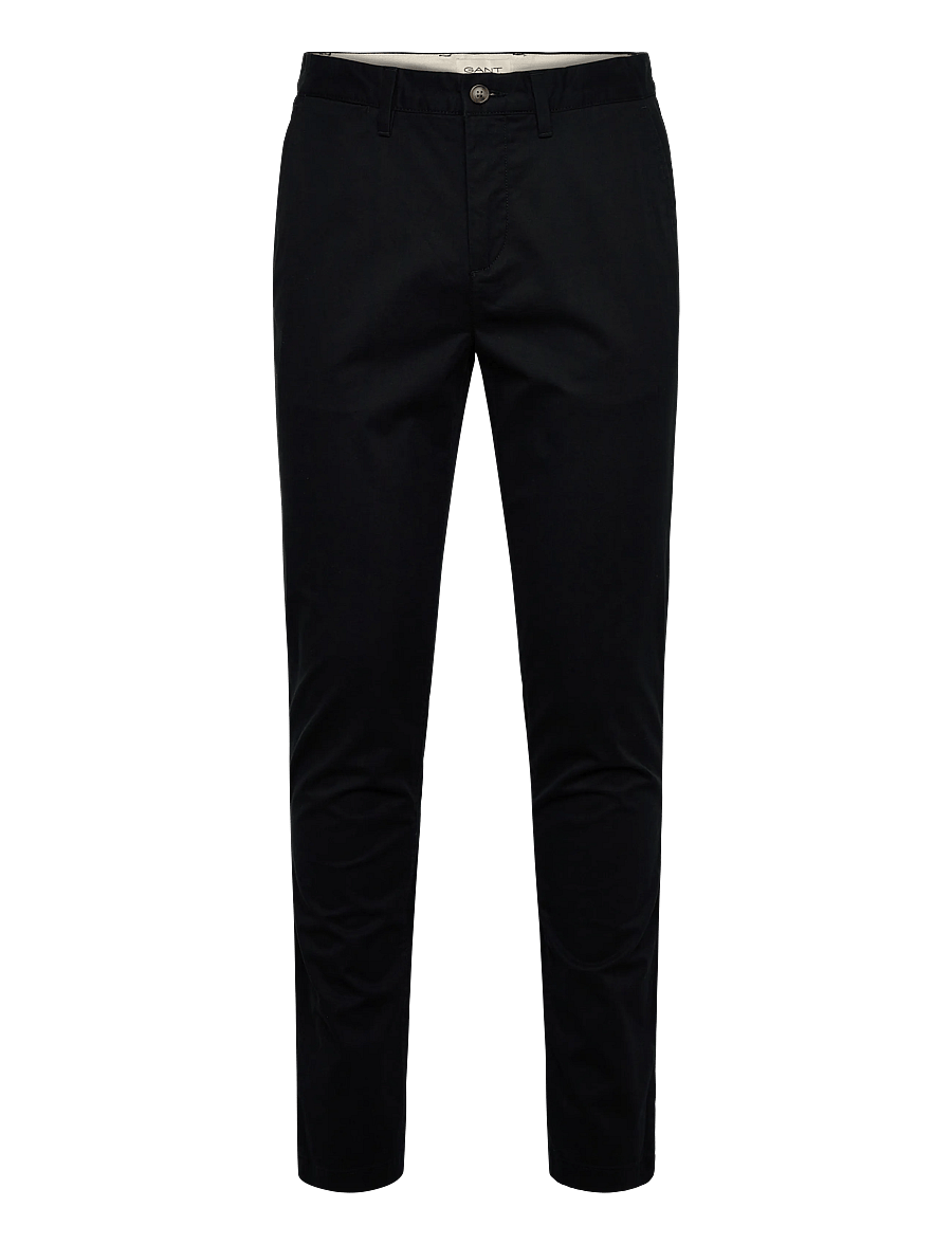 Gant - Classic Slim Chinos - chinos - black - 1