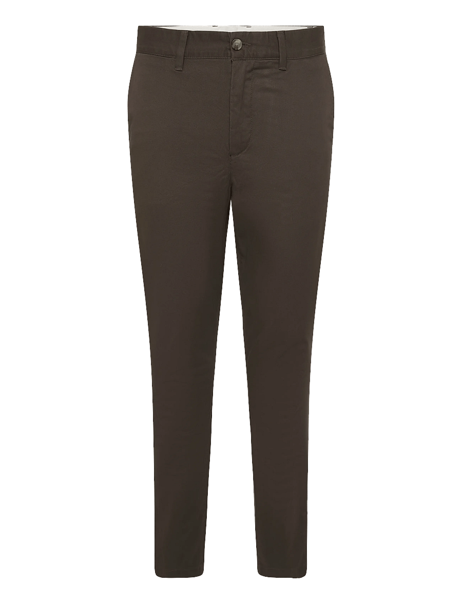 Gant - Classic Slim Chinos - chinos - black brown - 0