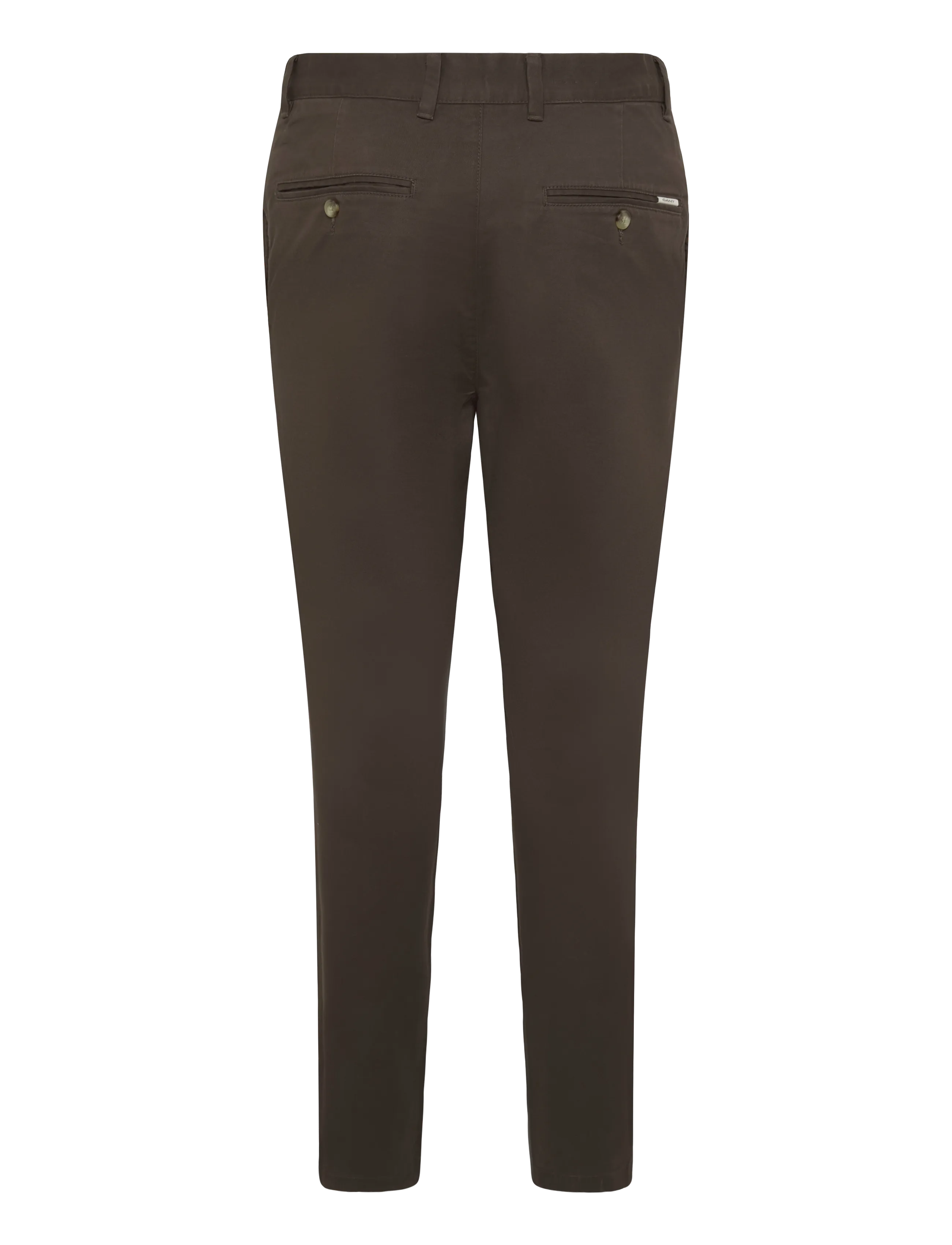 Gant - Classic Slim Chinos - chinos - black brown - 1