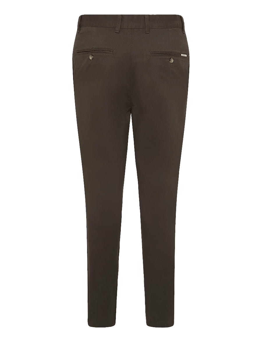 Gant - Classic Slim Chinos - chinos - black brown - 1