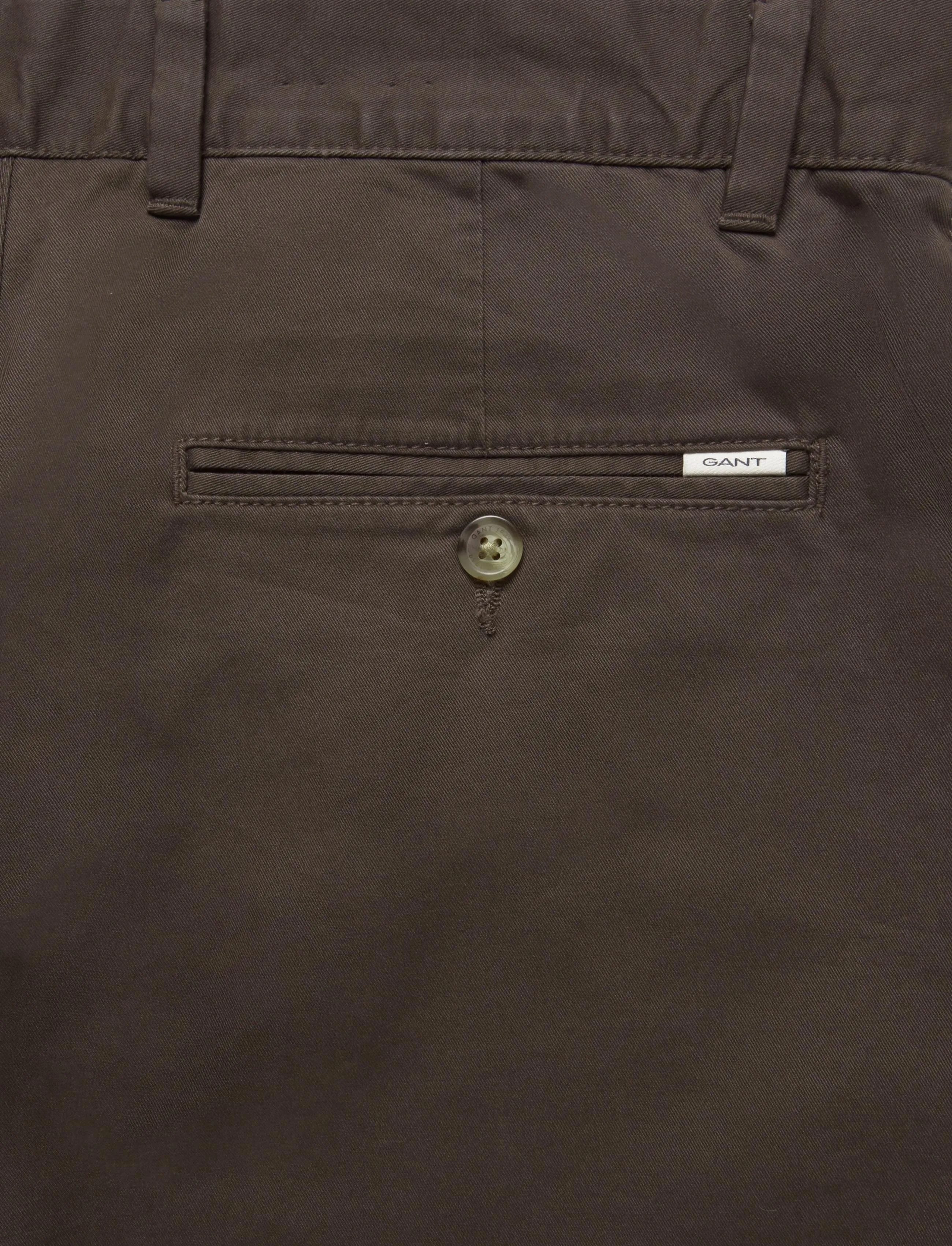 Gant - Classic Slim Chinos - chinos - black brown - 4