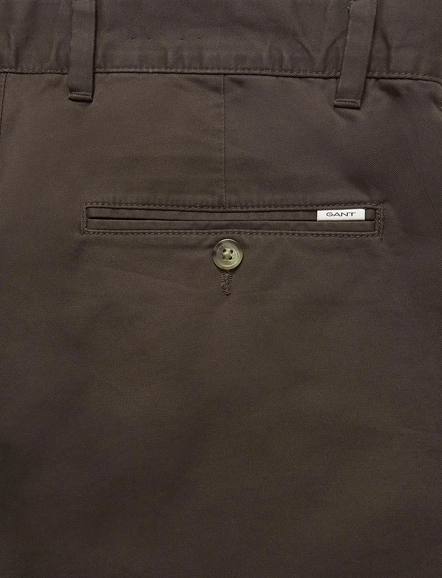 Gant - Classic Slim Chinos - chinos - black brown - 4