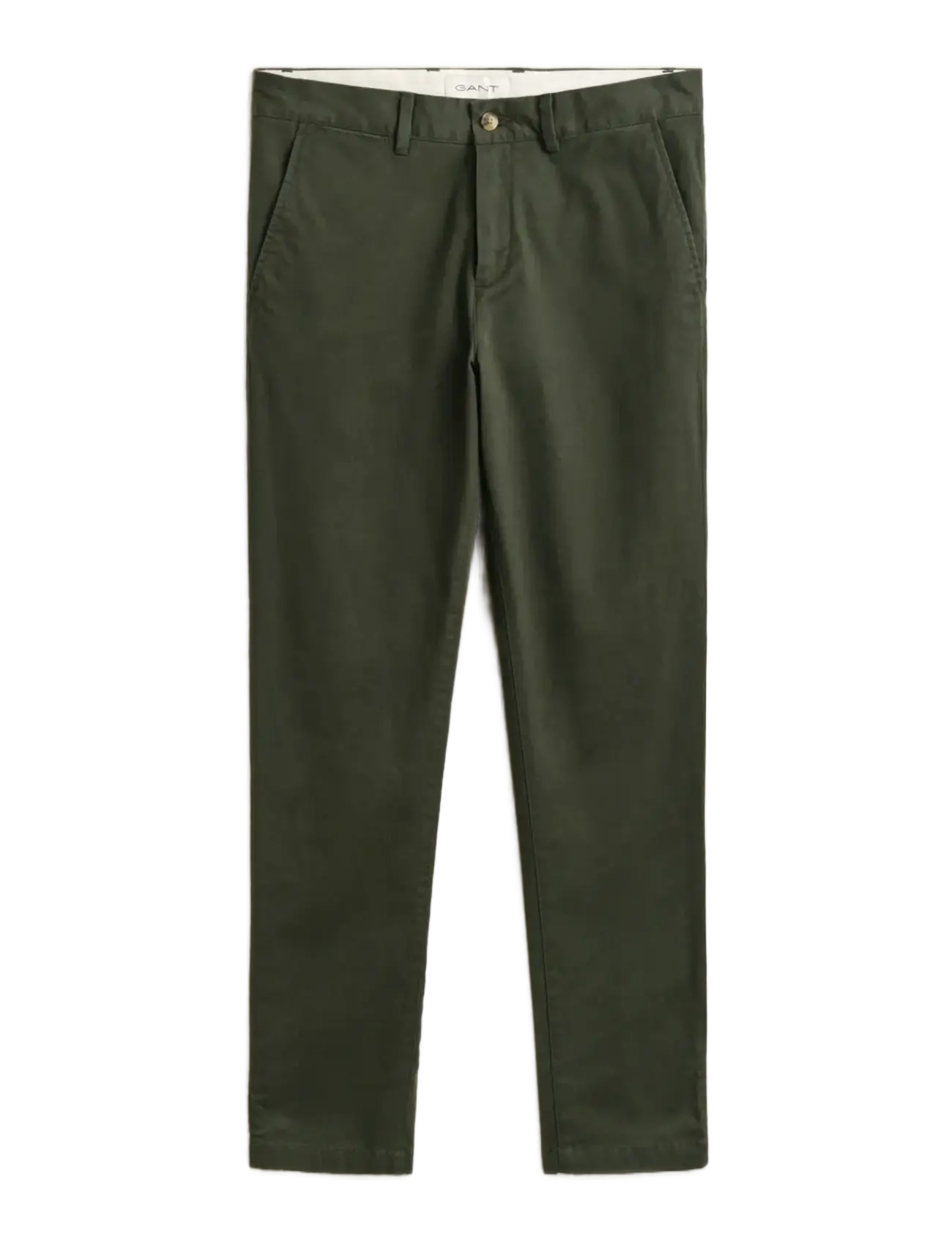 Gant Classic Slim Chinos - Gant - DARK MOSS GREEN / khaki/green