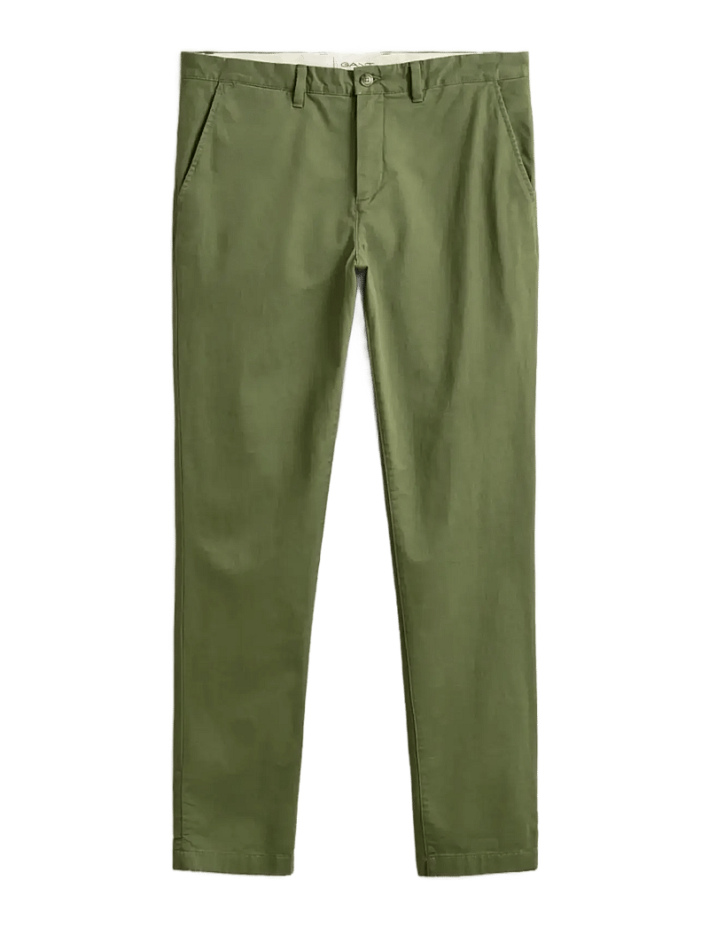 GANT - SLIM CLASSIC CHINOS - chino püksid - dry herb green - 1