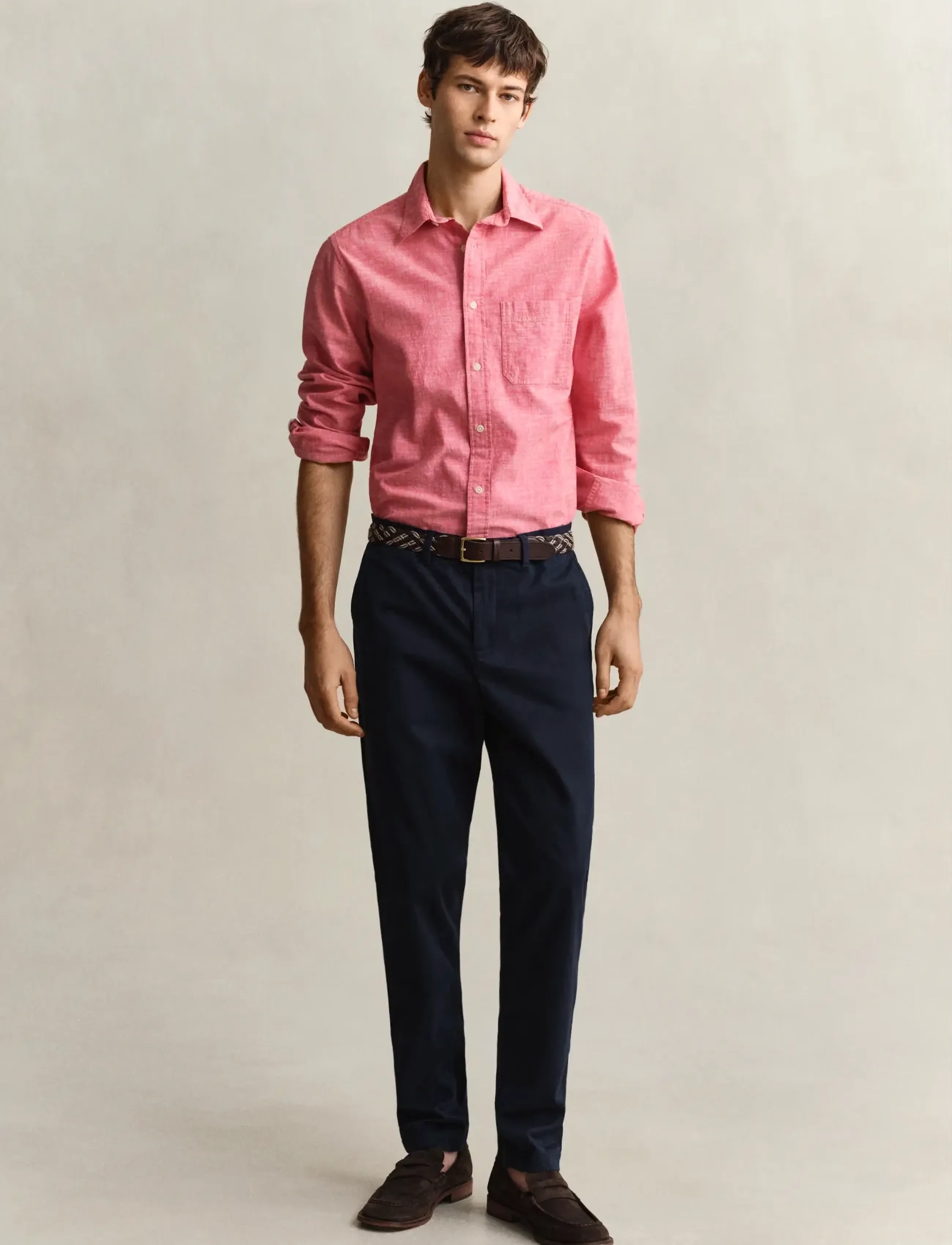 Gant SLIM CLASSIC CHINOS - Gant - EVENING BLUE / navy