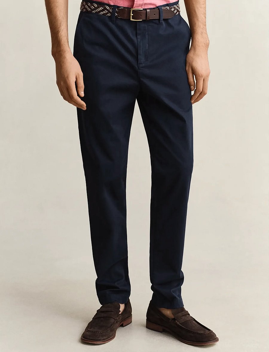 Gant - SLIM CLASSIC CHINOS - chinos - evening blue - 4