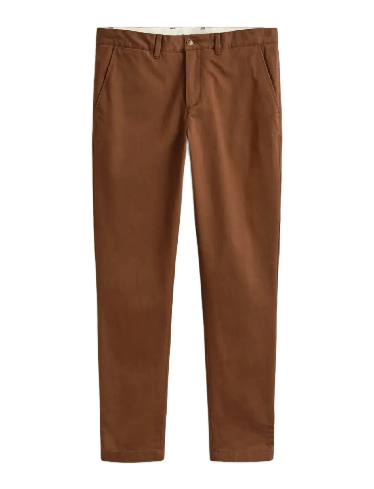 GANT Classic Slim Chinos - Püksid - MAHOGANY BROWN / brown