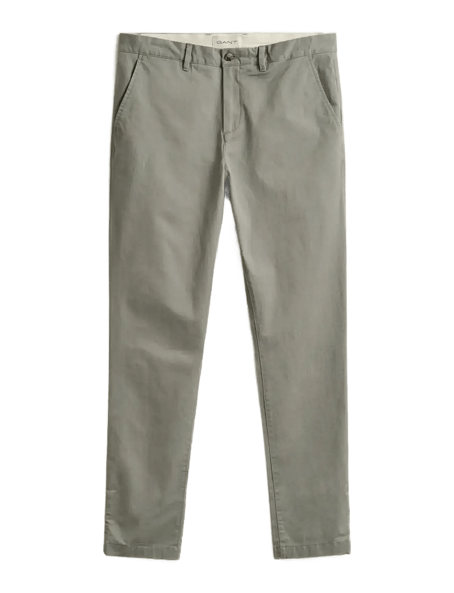Gant - Classic Slim Chinos - chinos - pewter grey - 1