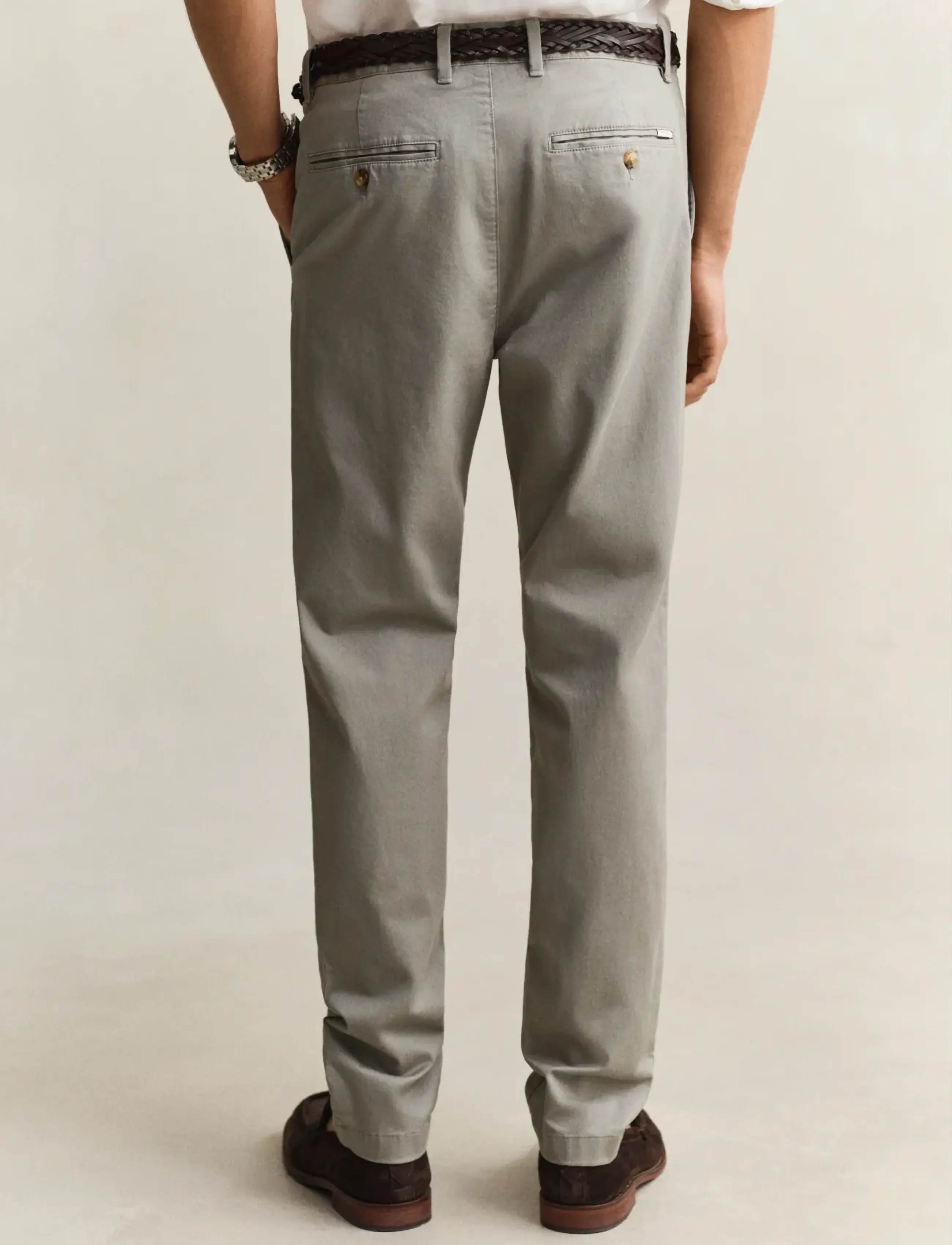 Gant - Classic Slim Chinos - chinos - pewter grey - 2