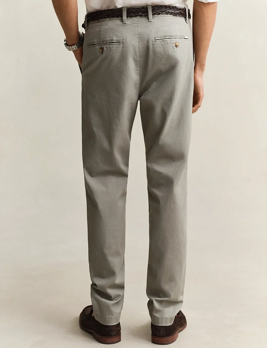 Gant - Classic Slim Chinos - chinos - pewter grey - 2