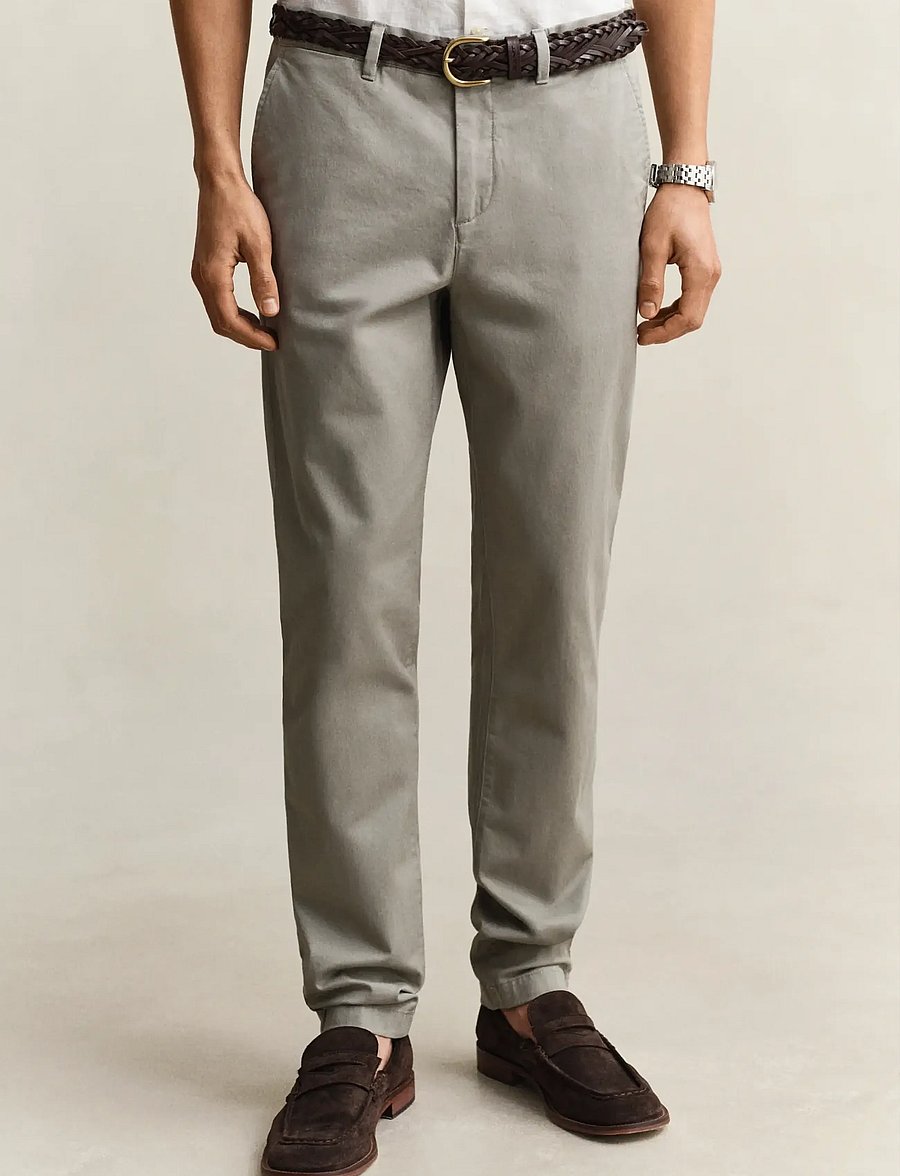 Gant - Classic Slim Chinos - chinos - pewter grey - 3