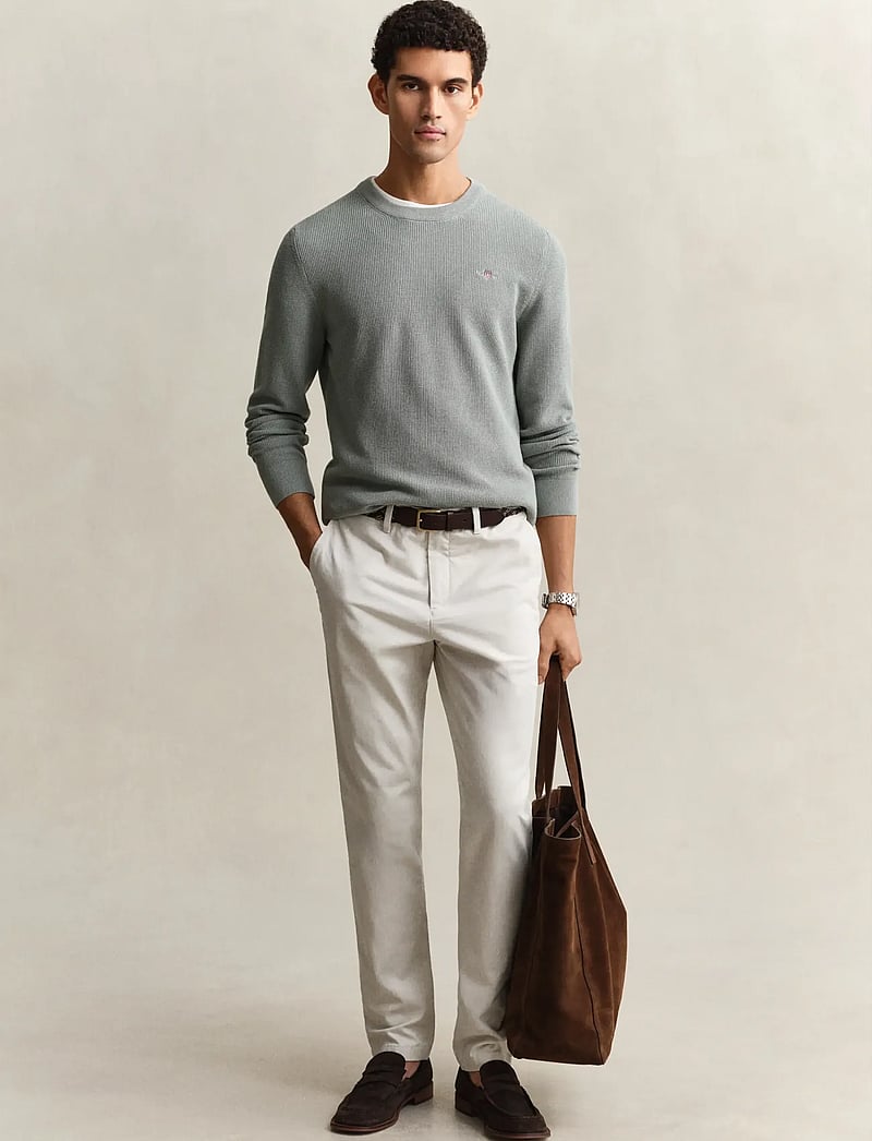 GANT - Classic Slim Chinos - chino püksid - sand - 0