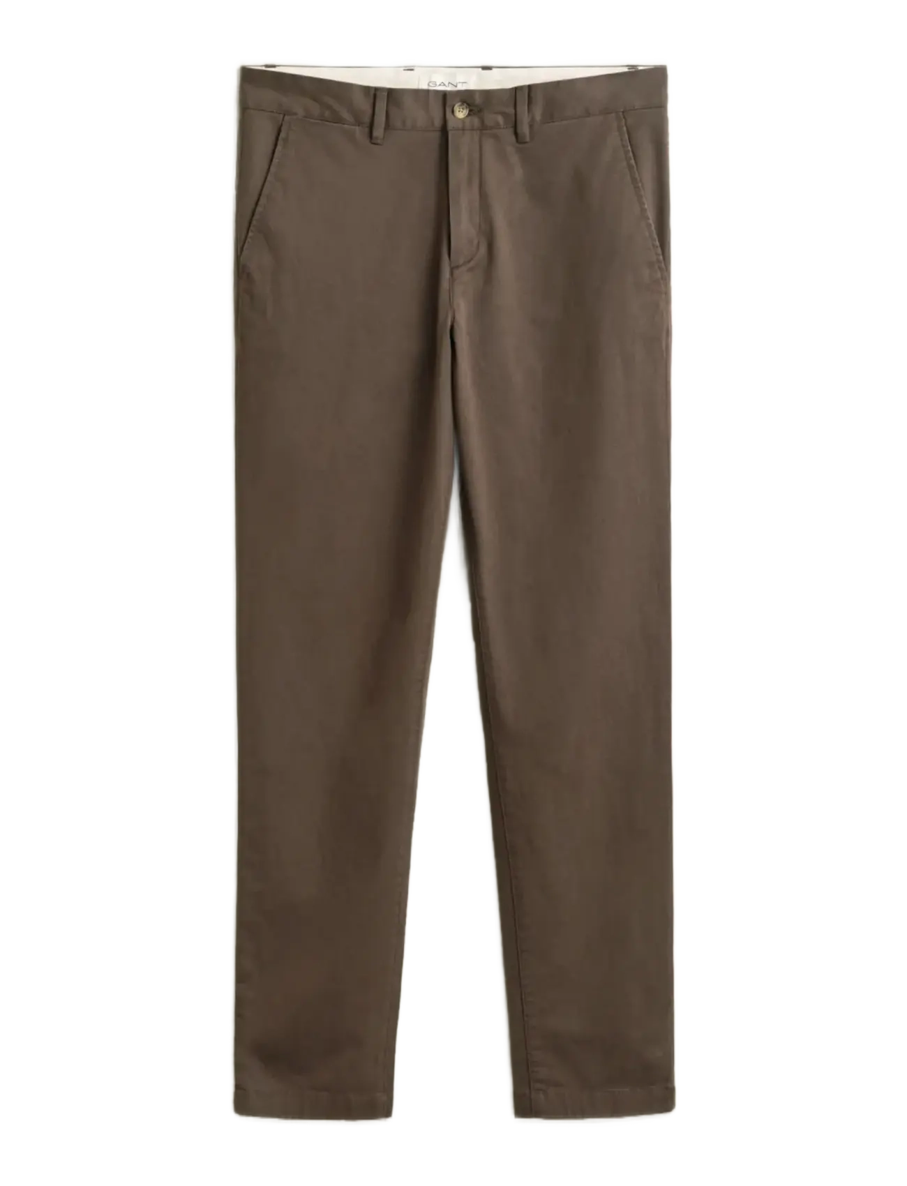 Gant Classic Slim Chinos - Gant - SHADOW BROWN / brown