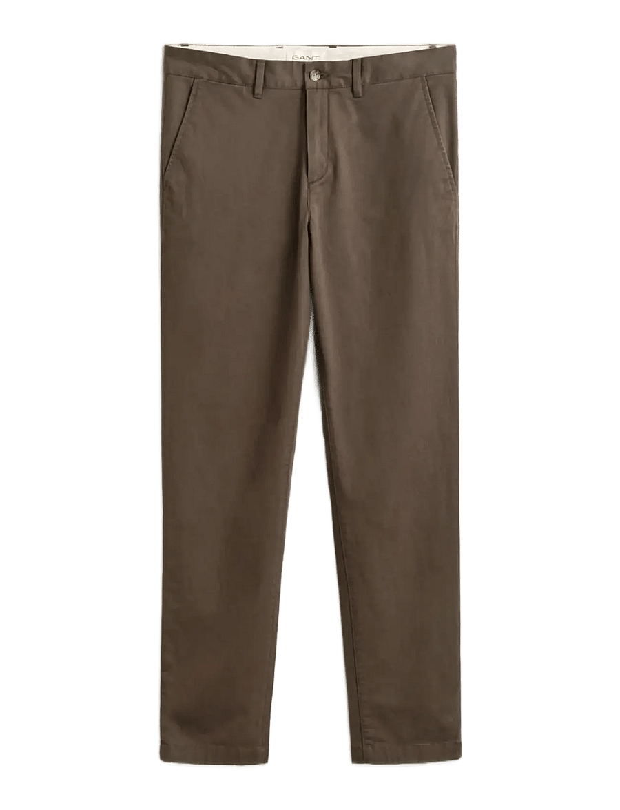 Gant - Classic Slim Chinos - chinos - shadow brown - 0