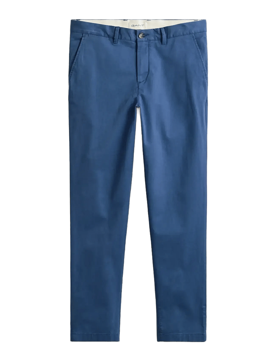 Gant - Classic Slim Chinos - chino püksid - vintage blue - 1