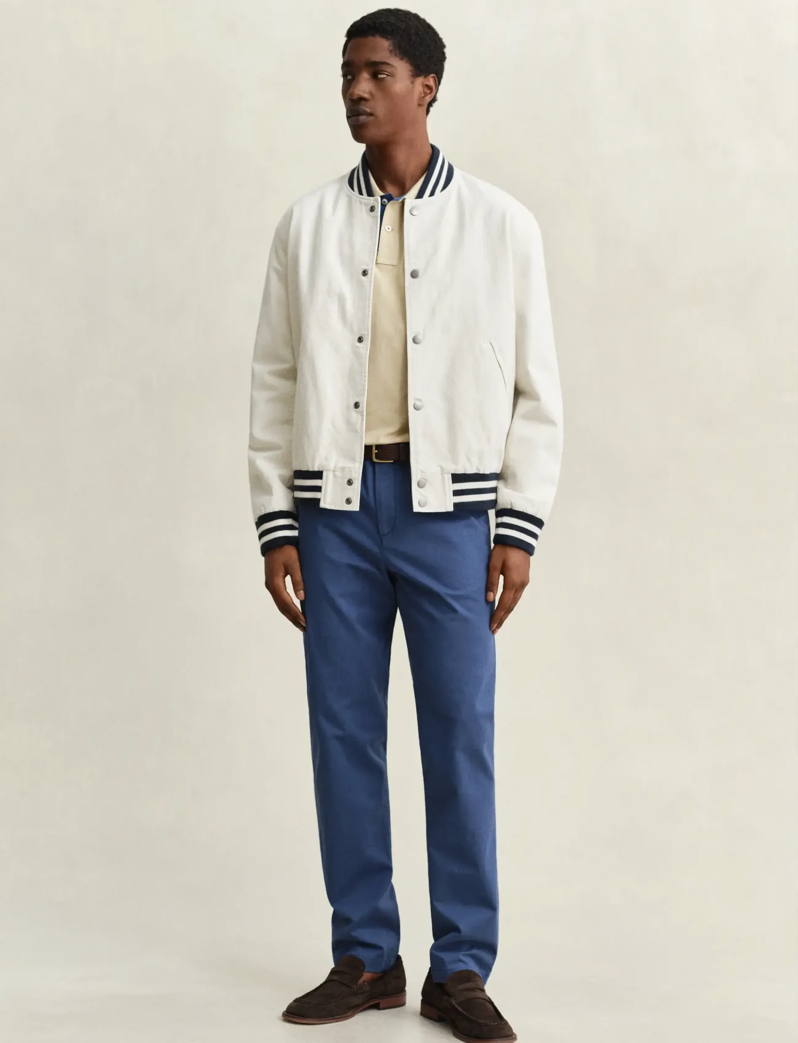 GANT SLIM CLASSIC CHINOS - Hosen - VINTAGE BLUE / blue