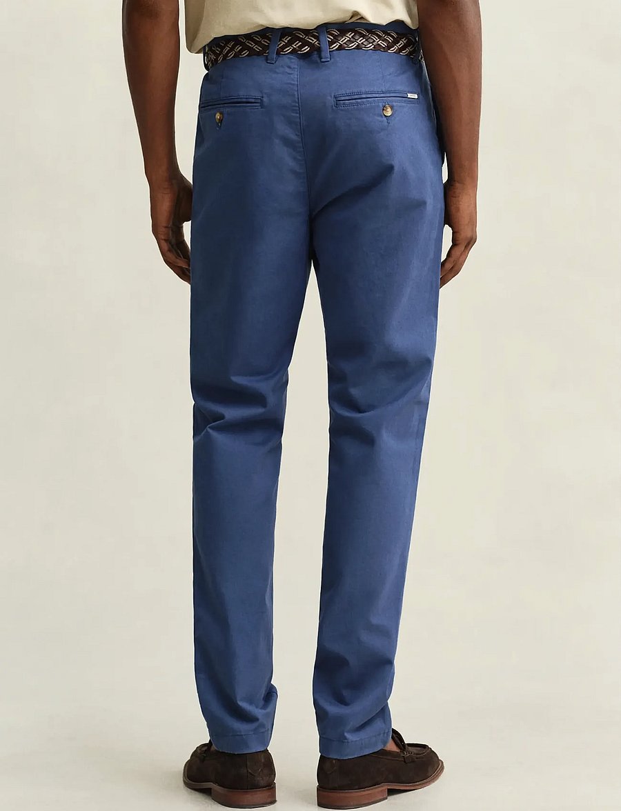 Gant - Classic Slim Chinos - chino püksid - vintage blue - 2