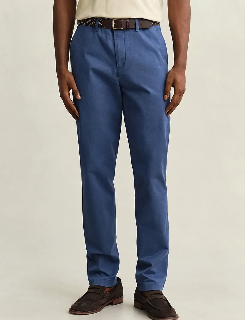 Gant - SLIM CLASSIC CHINOS - chinos - vintage blue - 3
