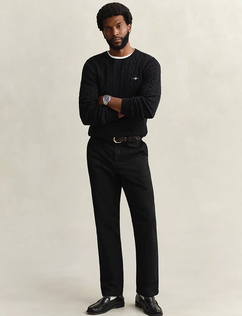 GANT - REG CLASSIC CHINOS - chinos - black - 0