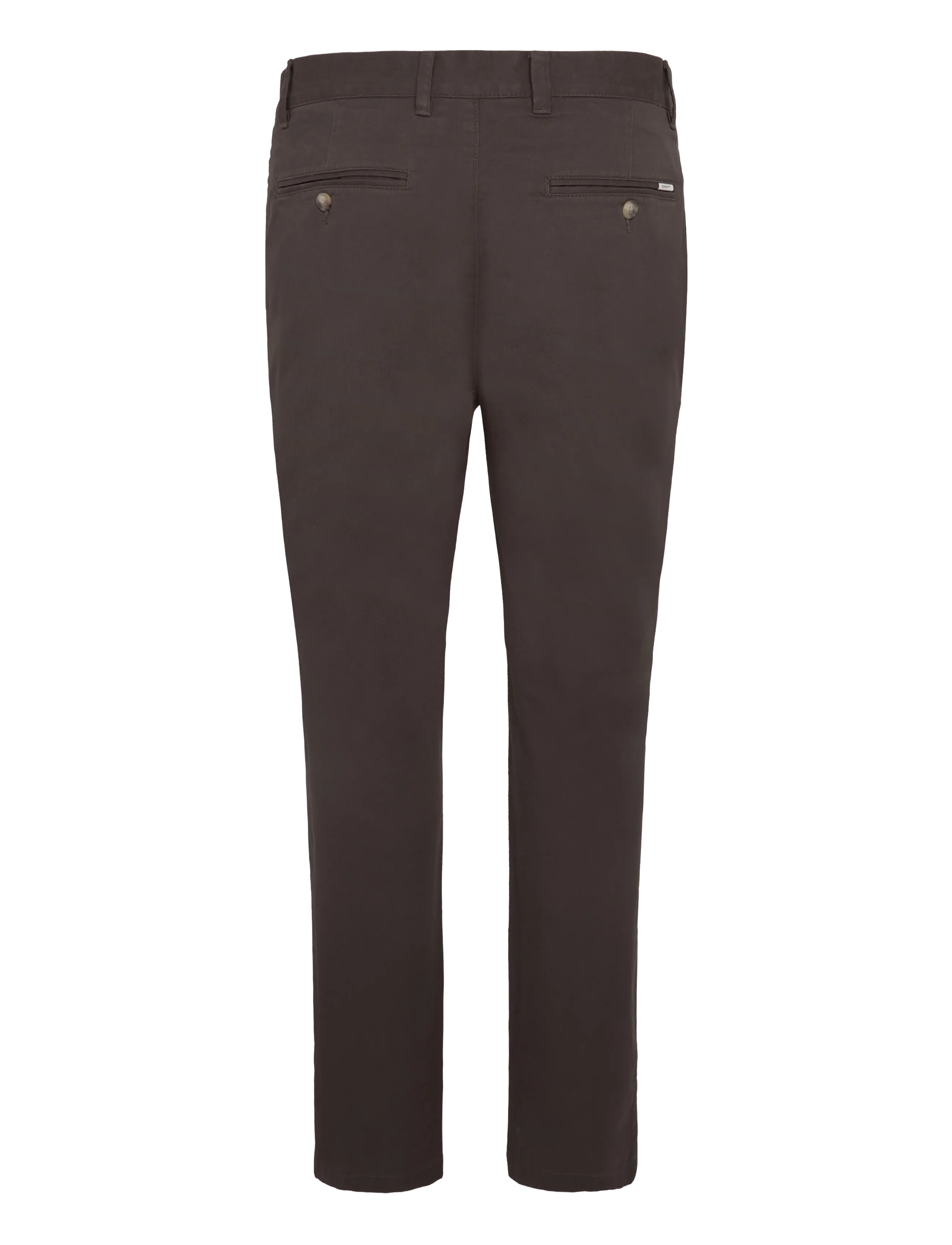 Gant - Classic Regular Chinos - chinos - black brown - 1