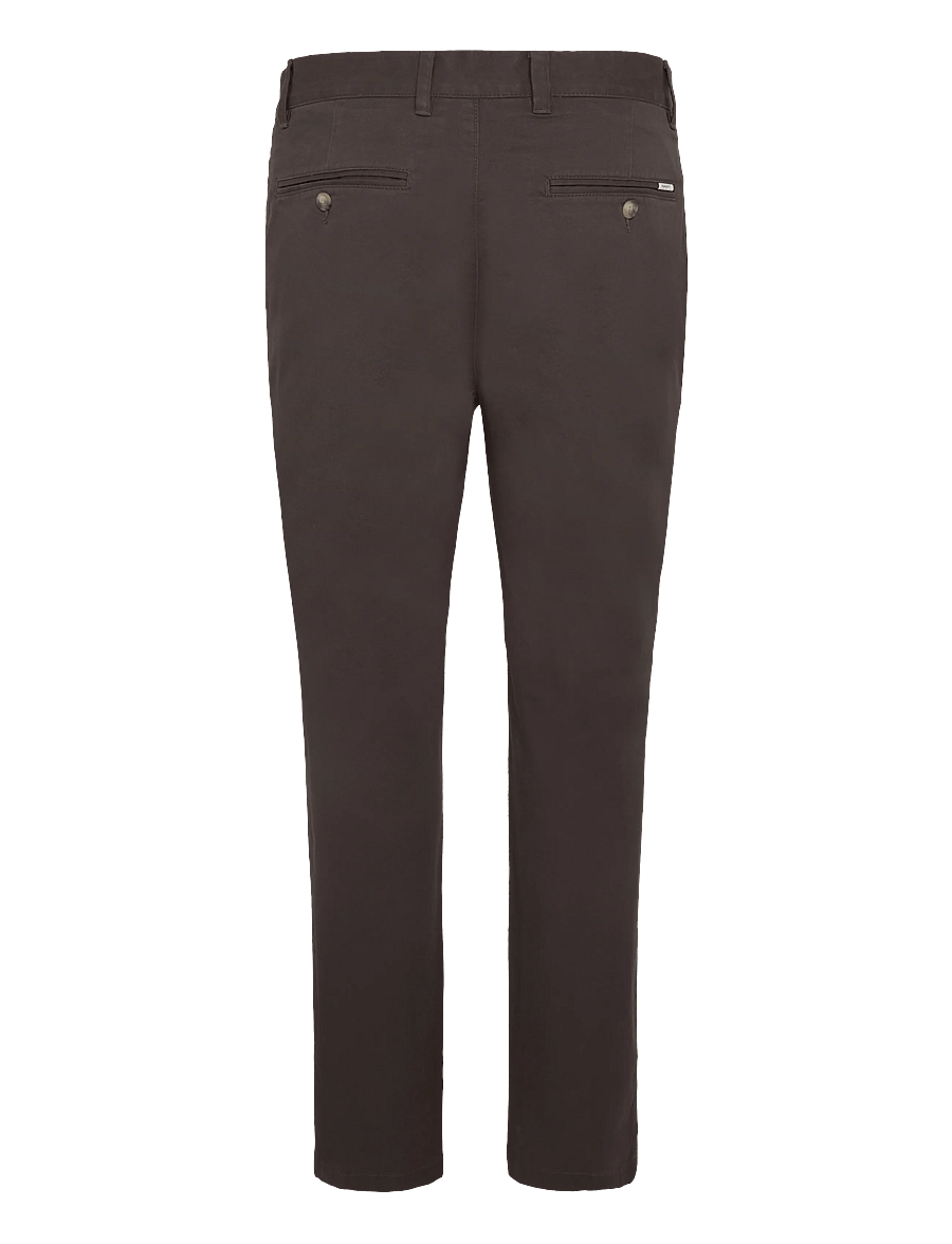 Gant - Classic Regular Chinos - chinos - black brown - 1