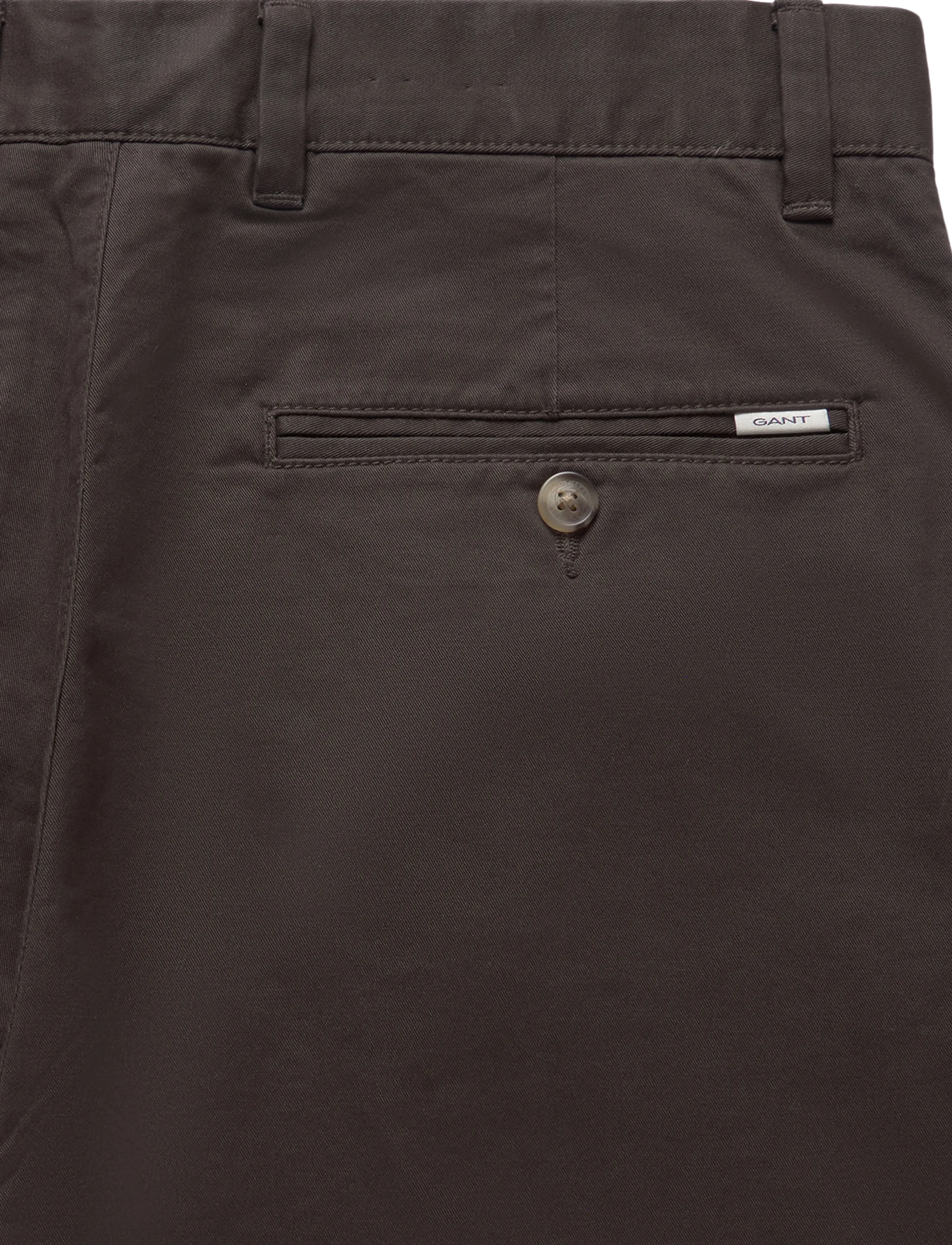 Gant - Classic Regular Chinos - chinos - black brown - 4