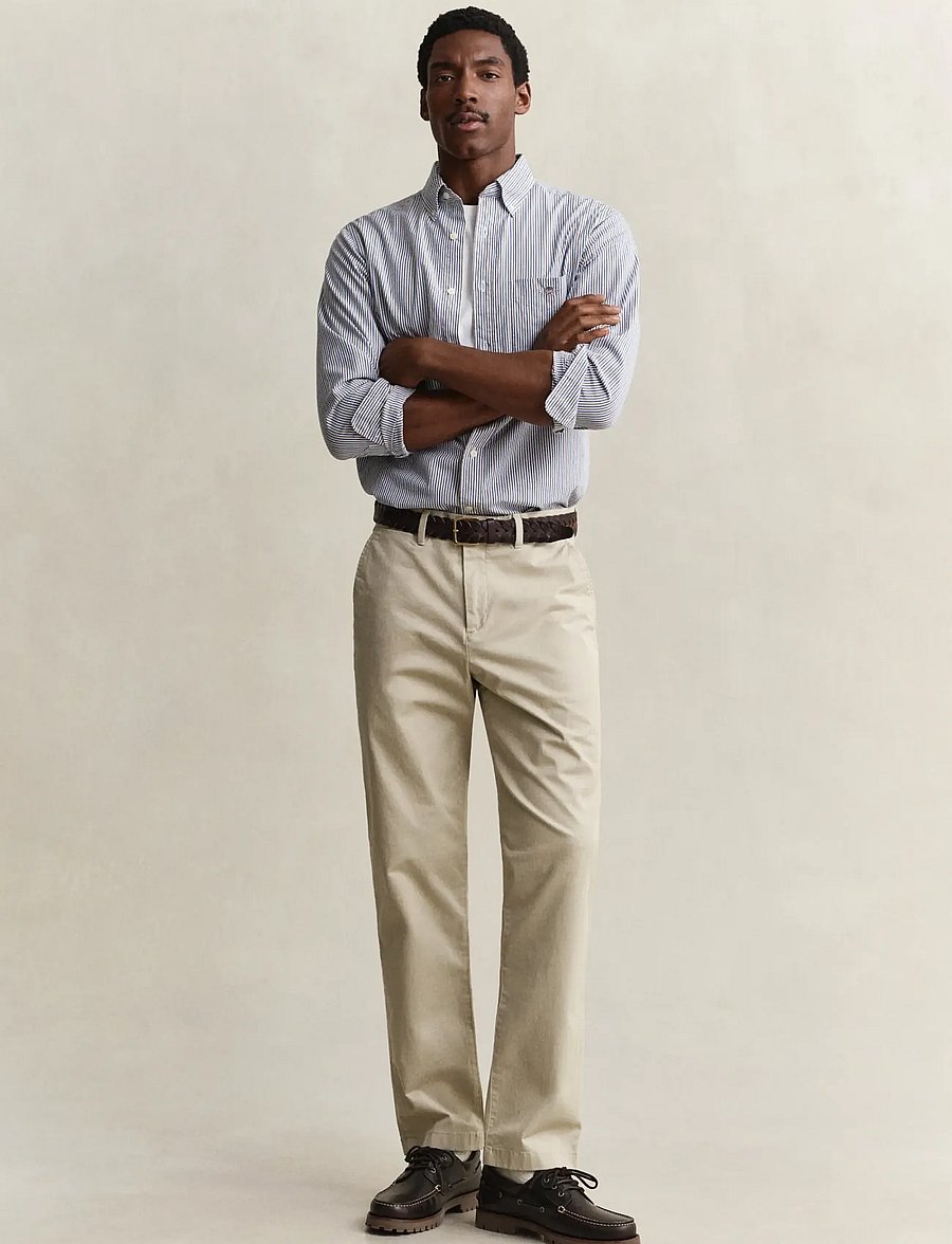 Gant - Classic Regular Chinos - chinos - clay beige - 0