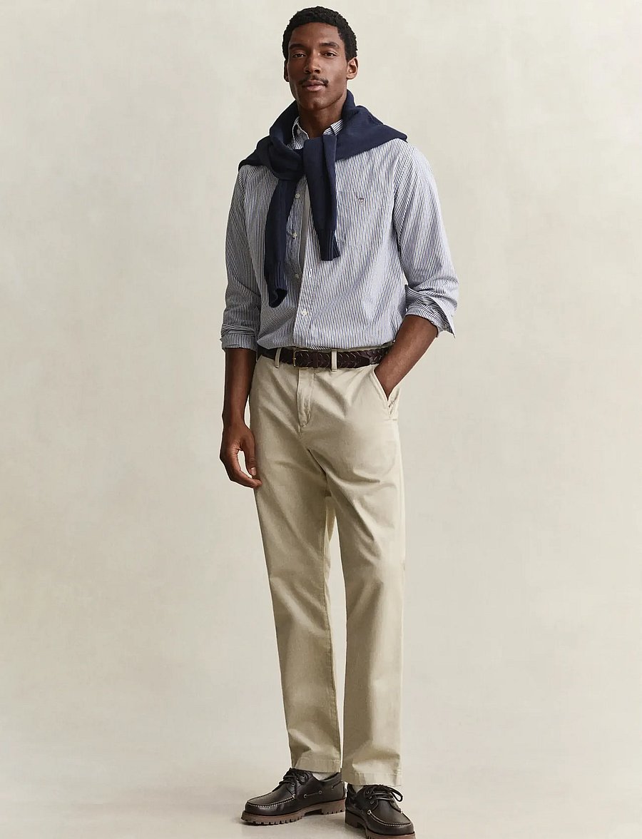 Gant - Classic Regular Chinos - chinos - clay beige - 4