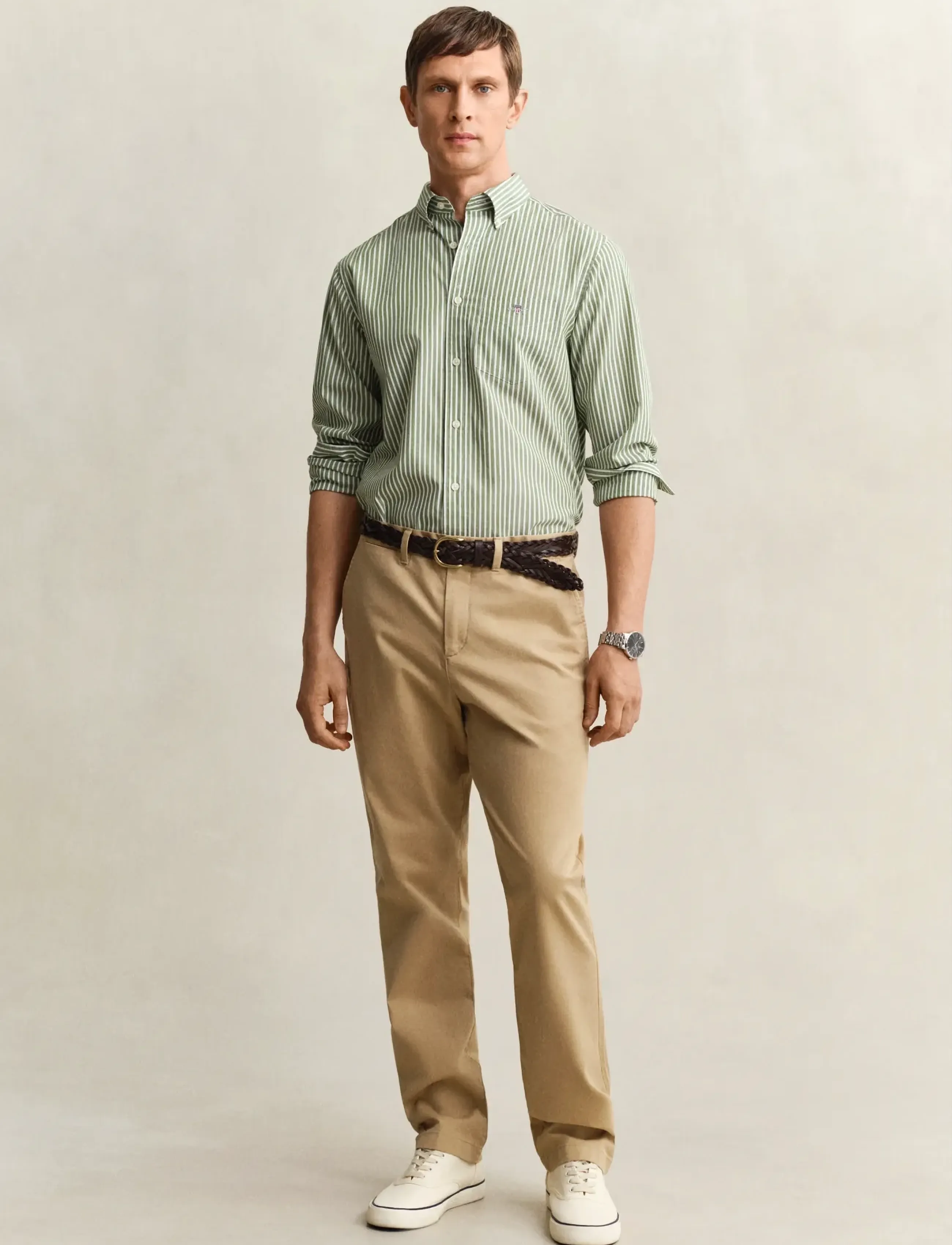 Gant REG CLASSIC CHINOS - Deals - DARK KHAKI / beige