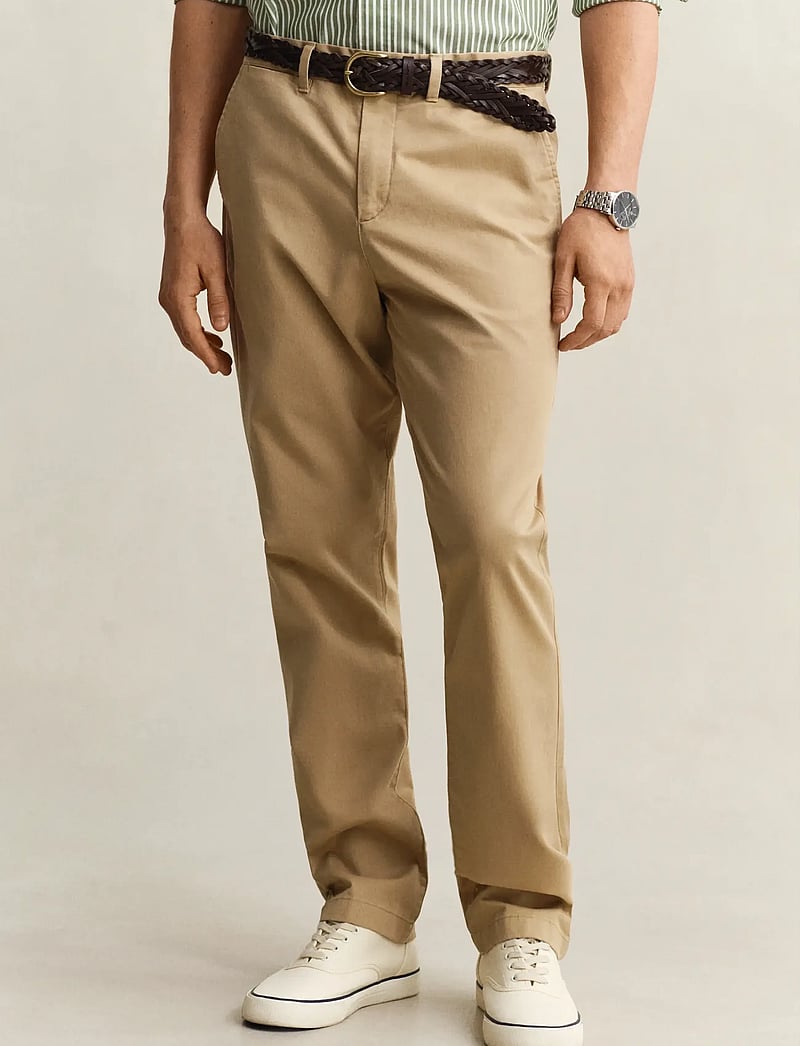 GANT - REG CLASSIC CHINOS - chinos - dark khaki - 4