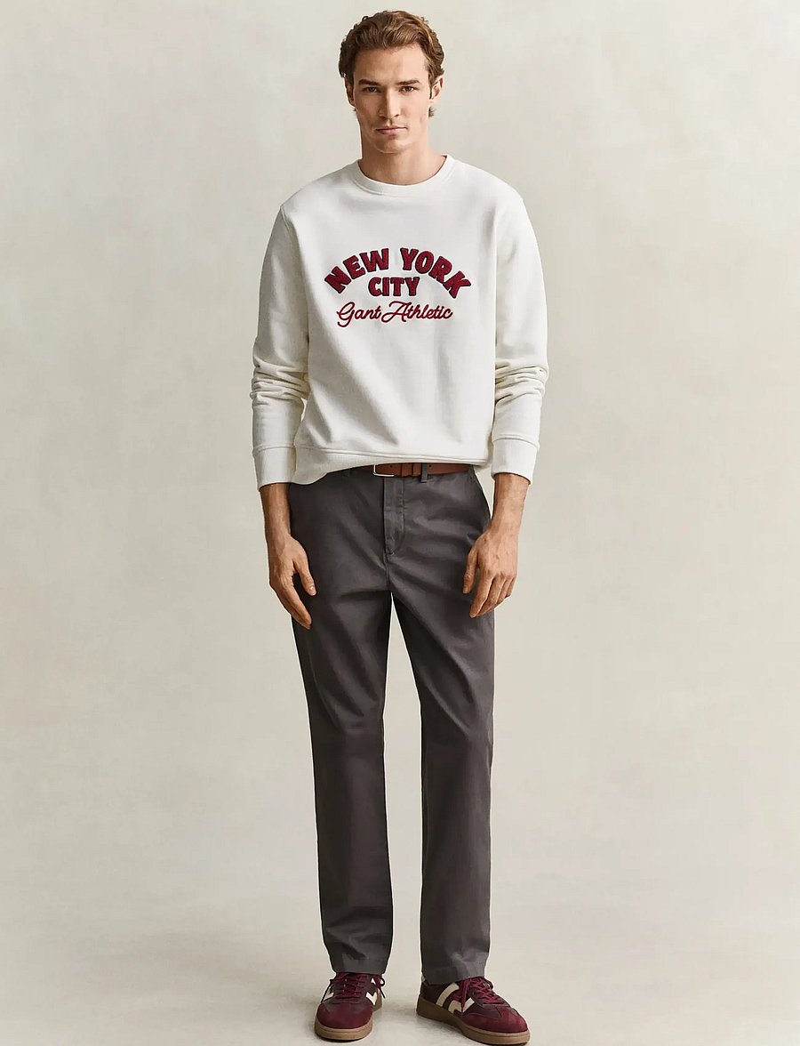 Gant - Classic Regular Chinos - chino püksid - dusky anthracite - 0