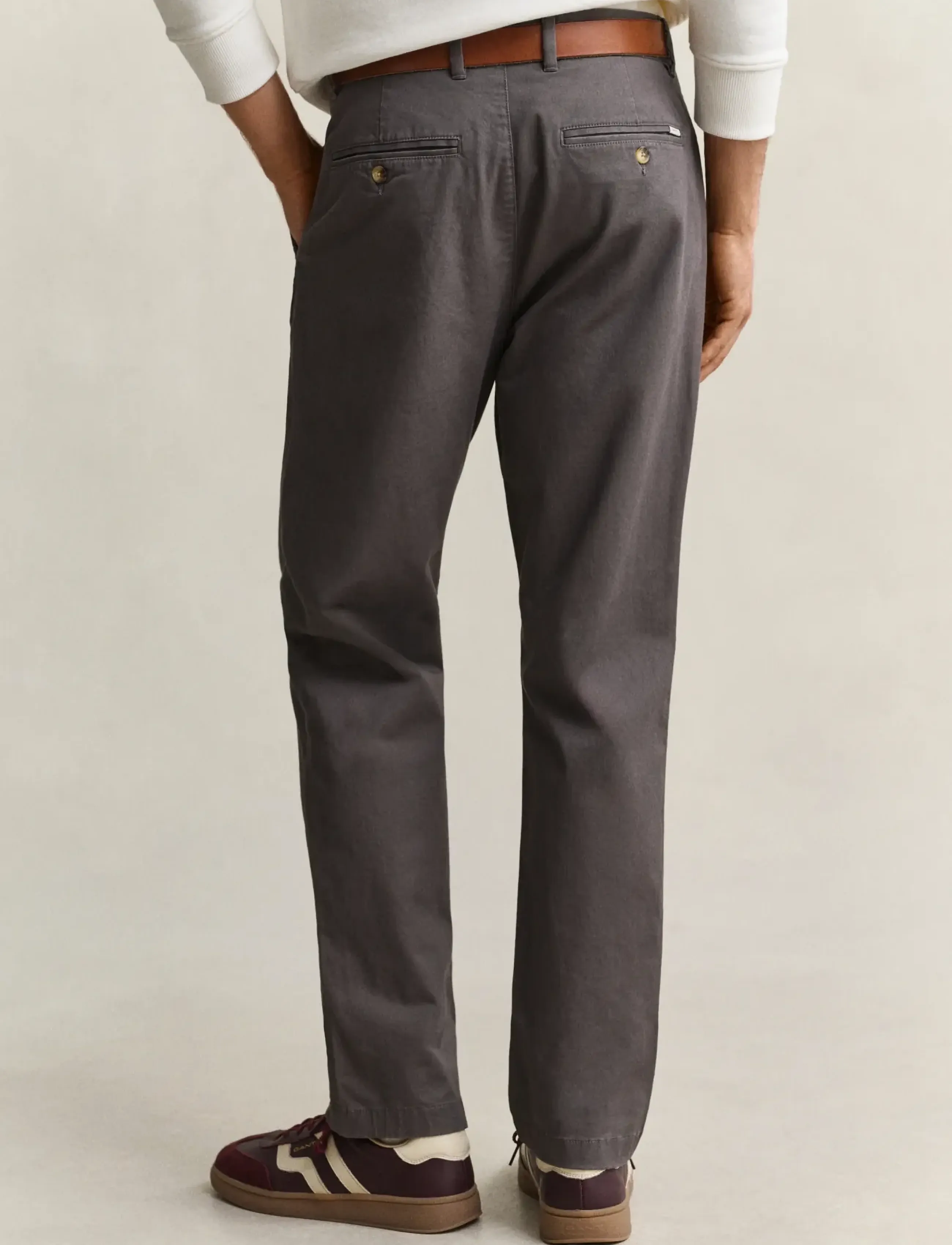 Gant - Classic Regular Chinos - chino püksid - dusky anthracite - 2