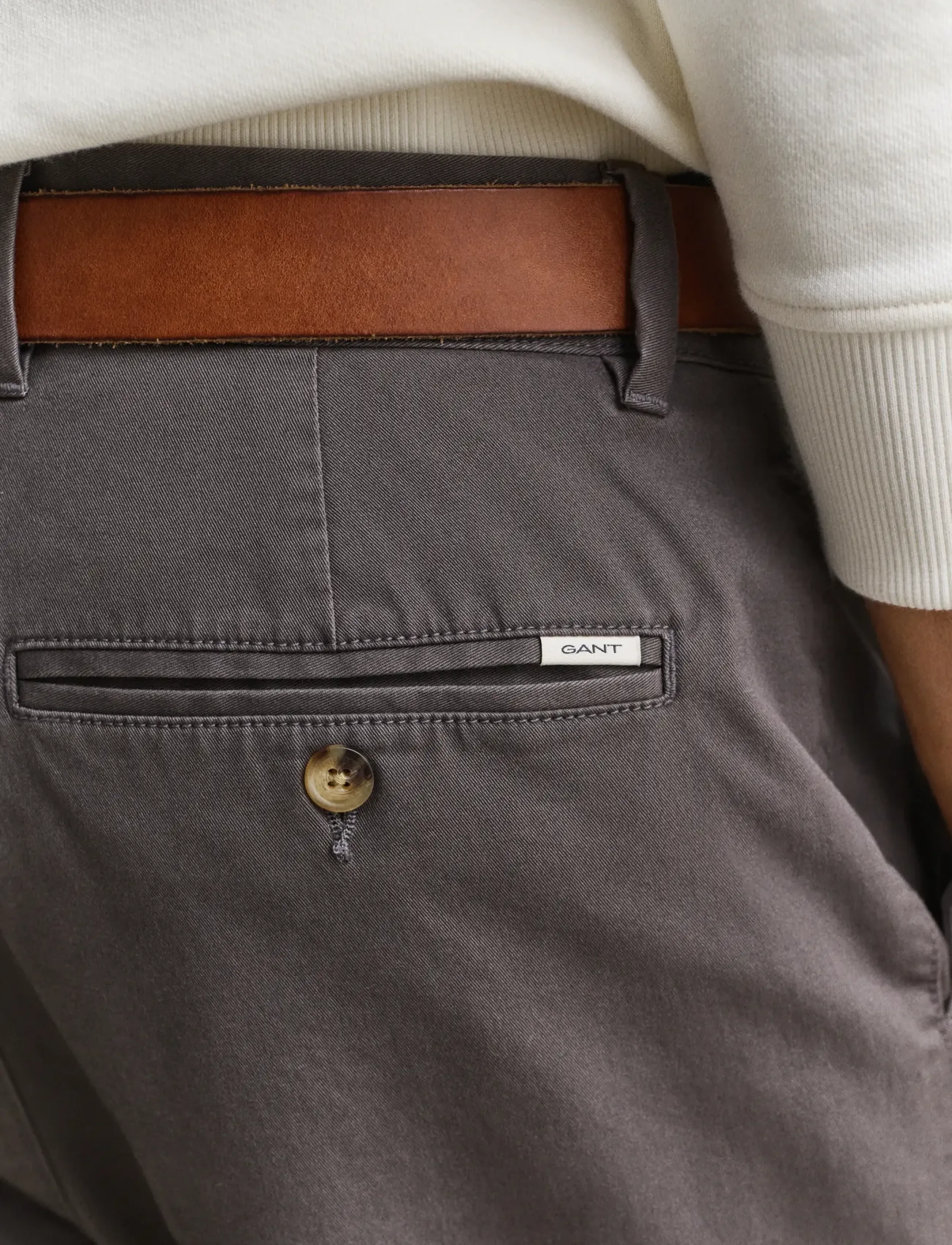 Gant - Classic Regular Chinos - chino püksid - dusky anthracite - 3