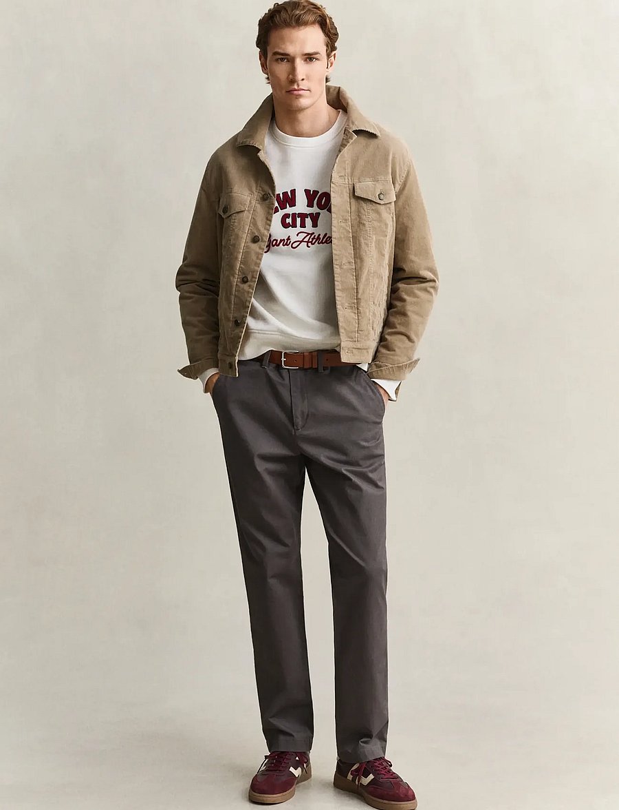 Gant - Classic Regular Chinos - chino püksid - dusky anthracite - 4