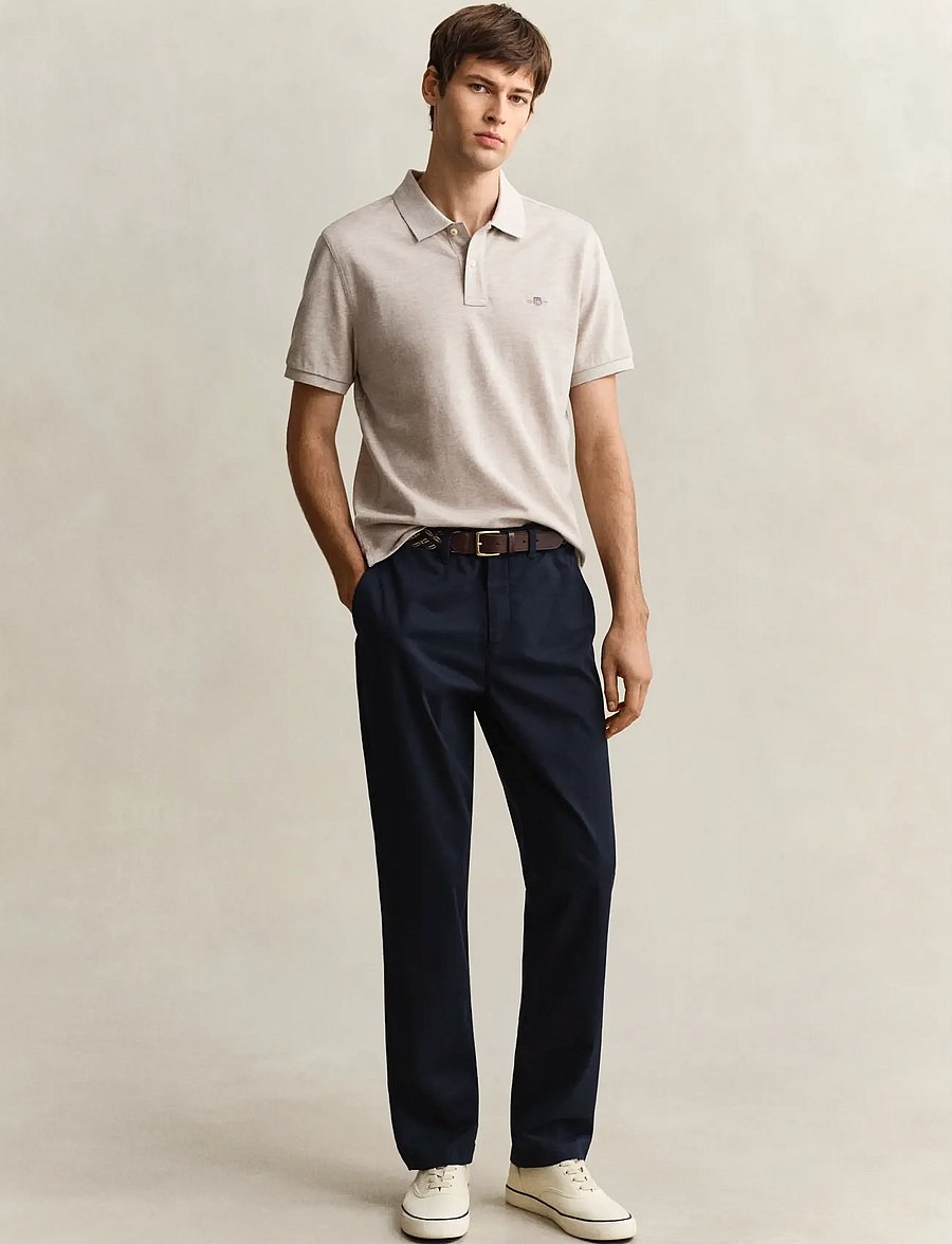Gant - Classic Regular Chinos - chinos - evening blue - 0