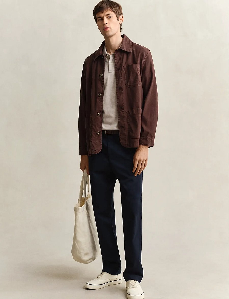 Gant - Classic Regular Chinos - chinos - evening blue - 5