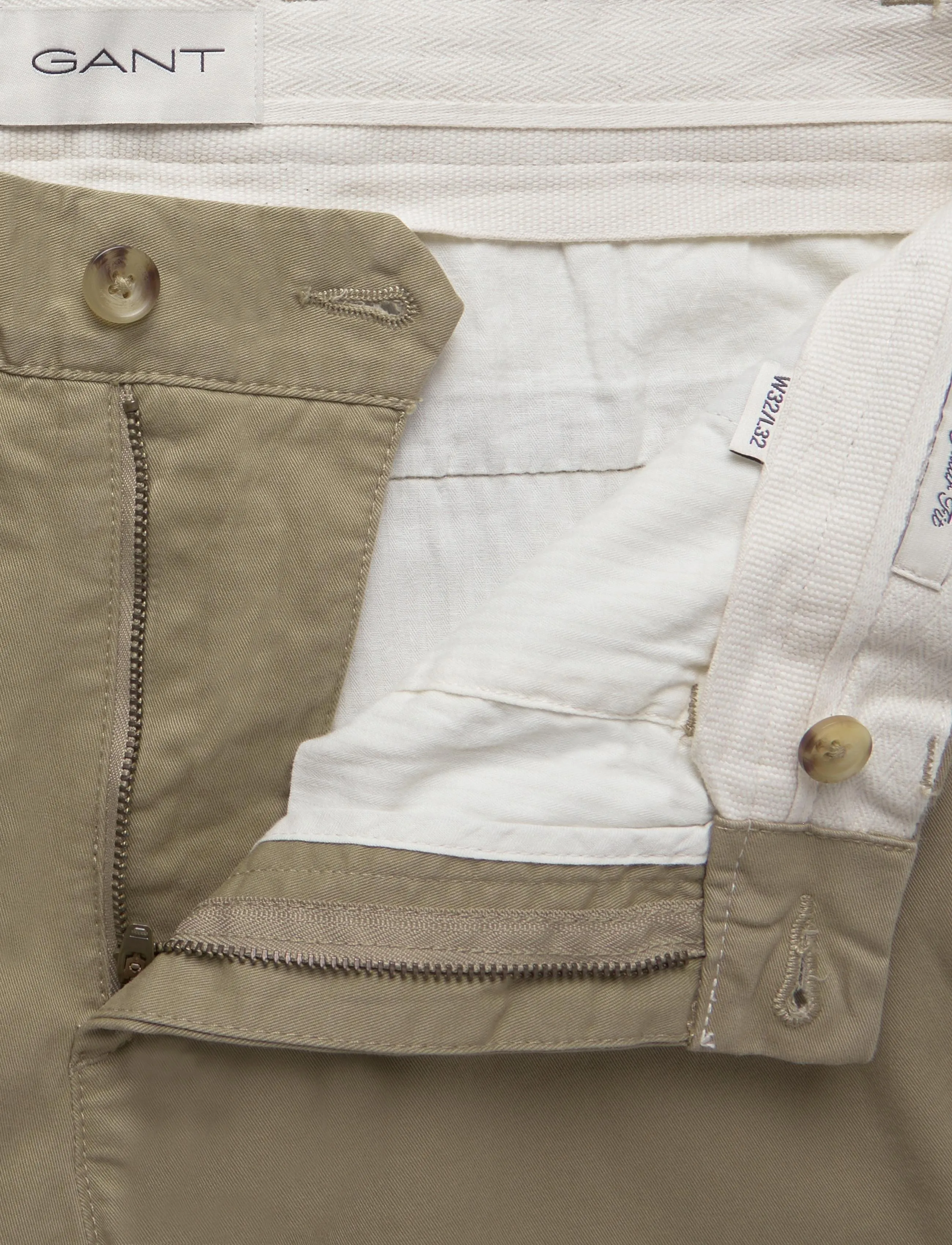 Gant - Classic Regular Chinos - chinos - light taupe - 3