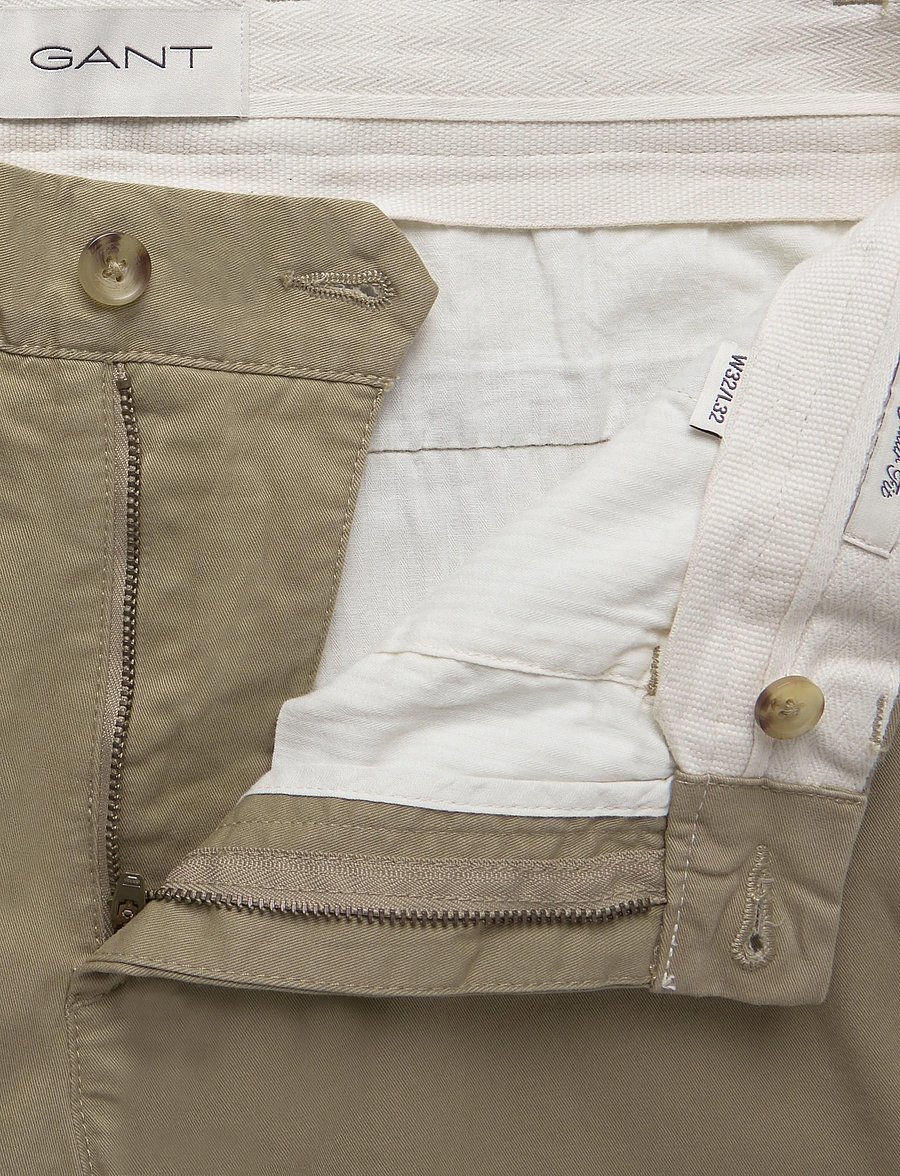 Gant - Classic Regular Chinos - chinos - light taupe - 3