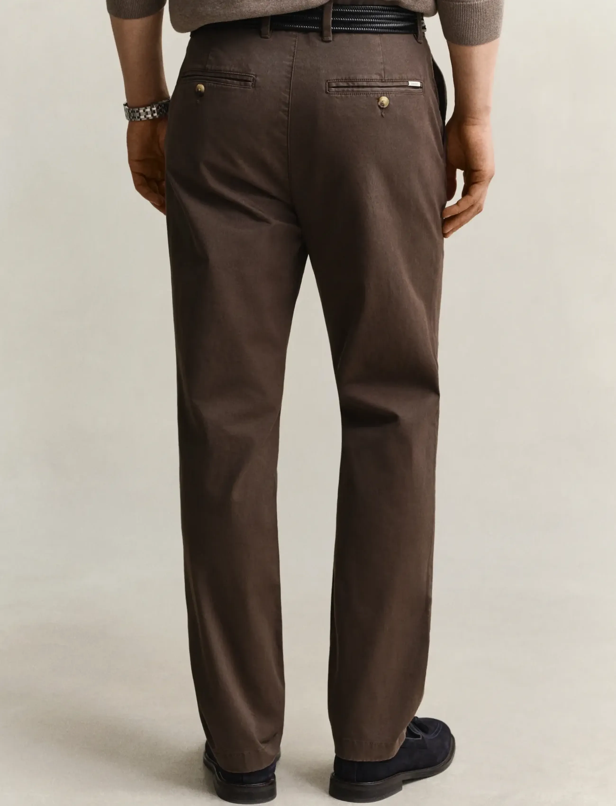 Gant - Classic Regular Chinos - chinos - shadow brown - 2